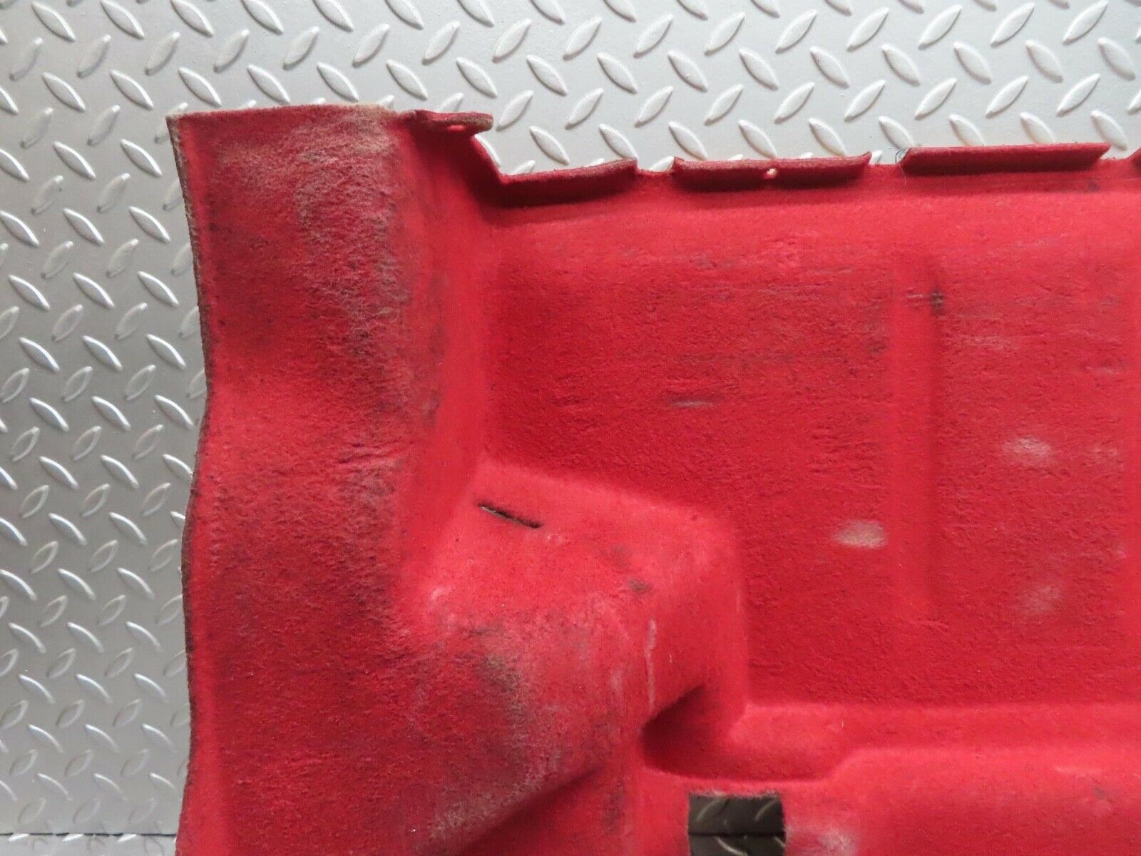 11860 Mercedes-Benz R129 300SL Coupe Trunk Carpet Fuel Tank Cover Red