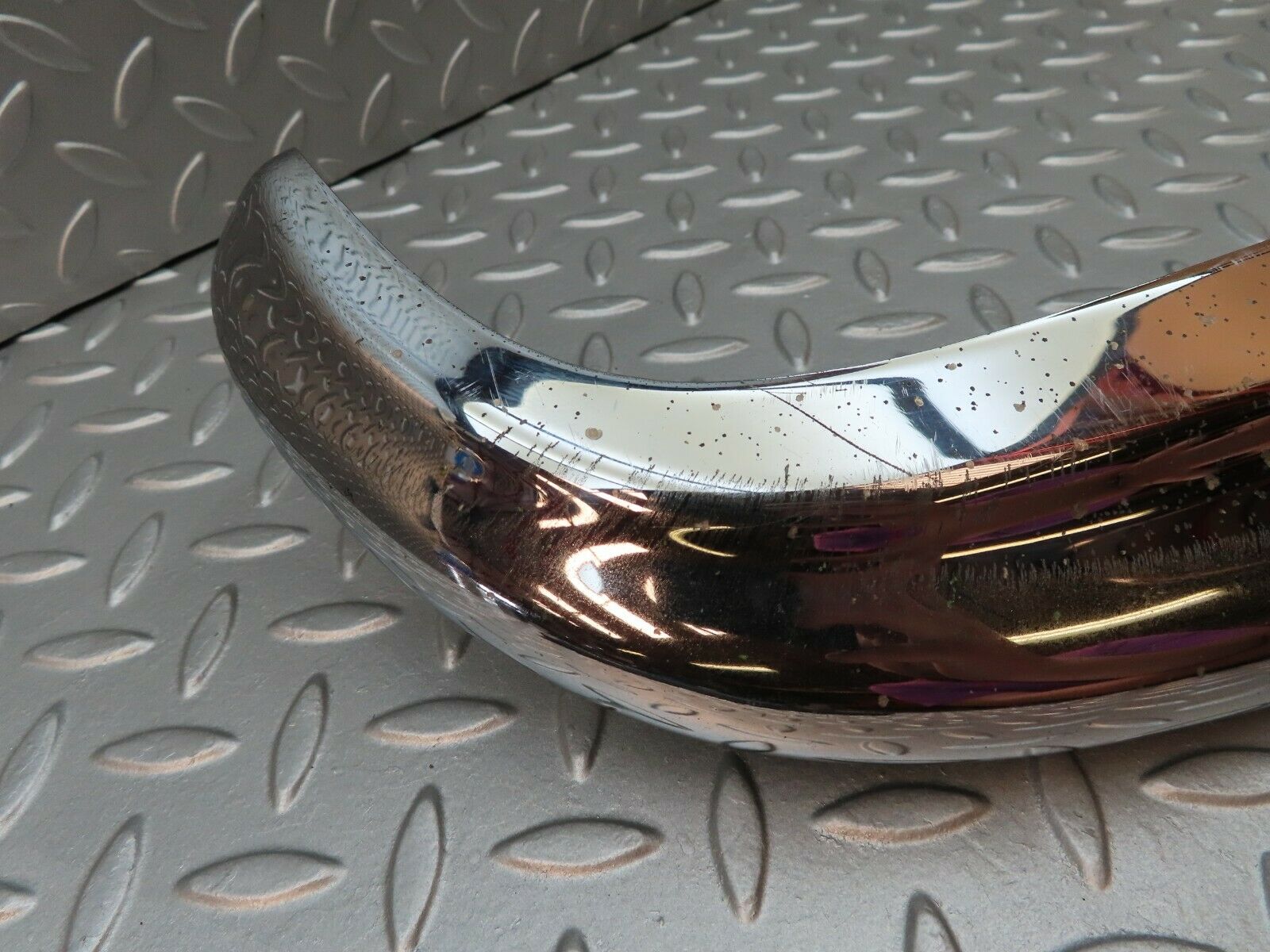 3475 Mercedes-Benz W108 280SE Rear Left Upper Bumper Chrome