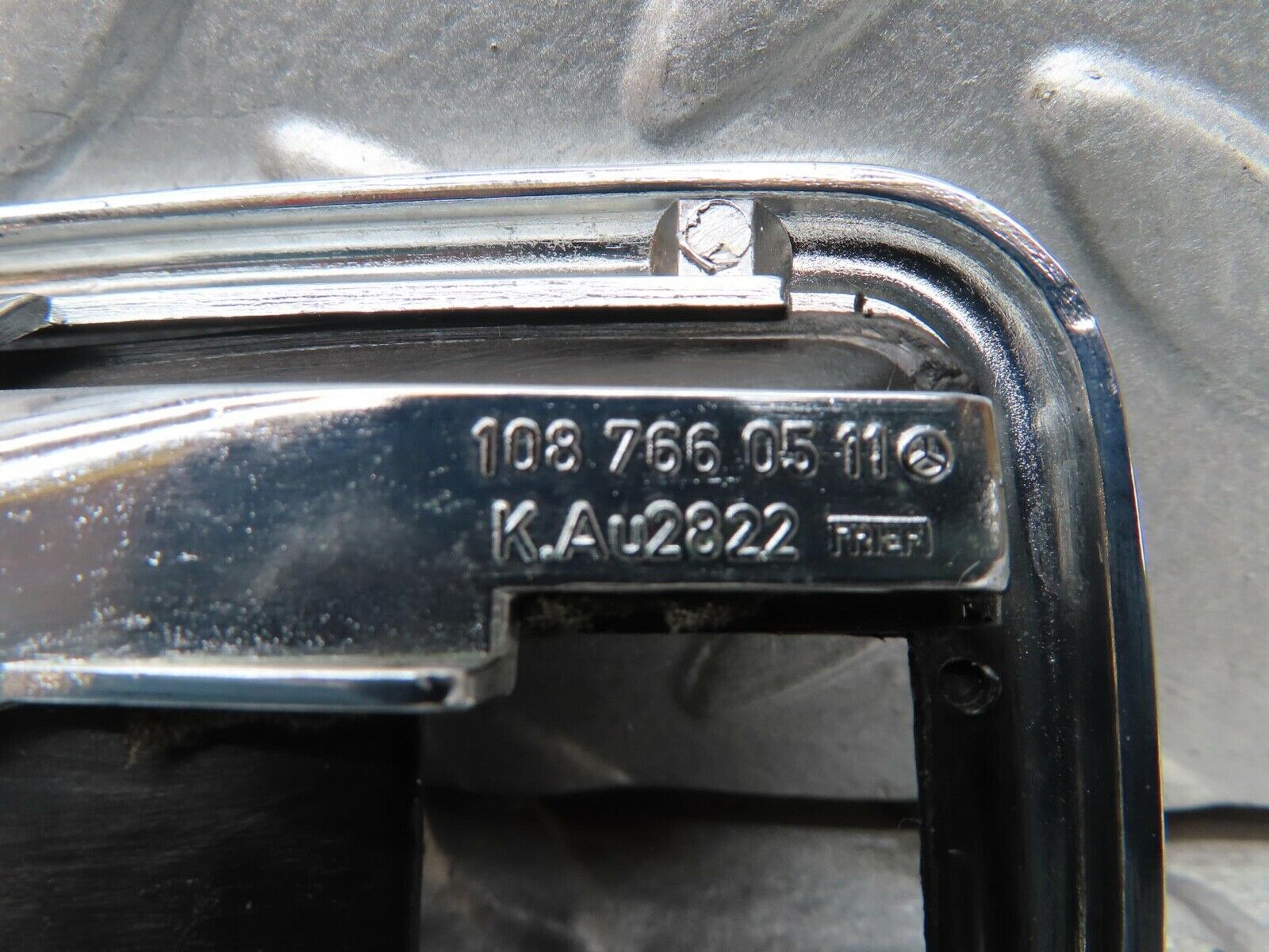 7056 Mercedes-Benz W123 230E Chrome Frame For Door Opener Left 1087660511