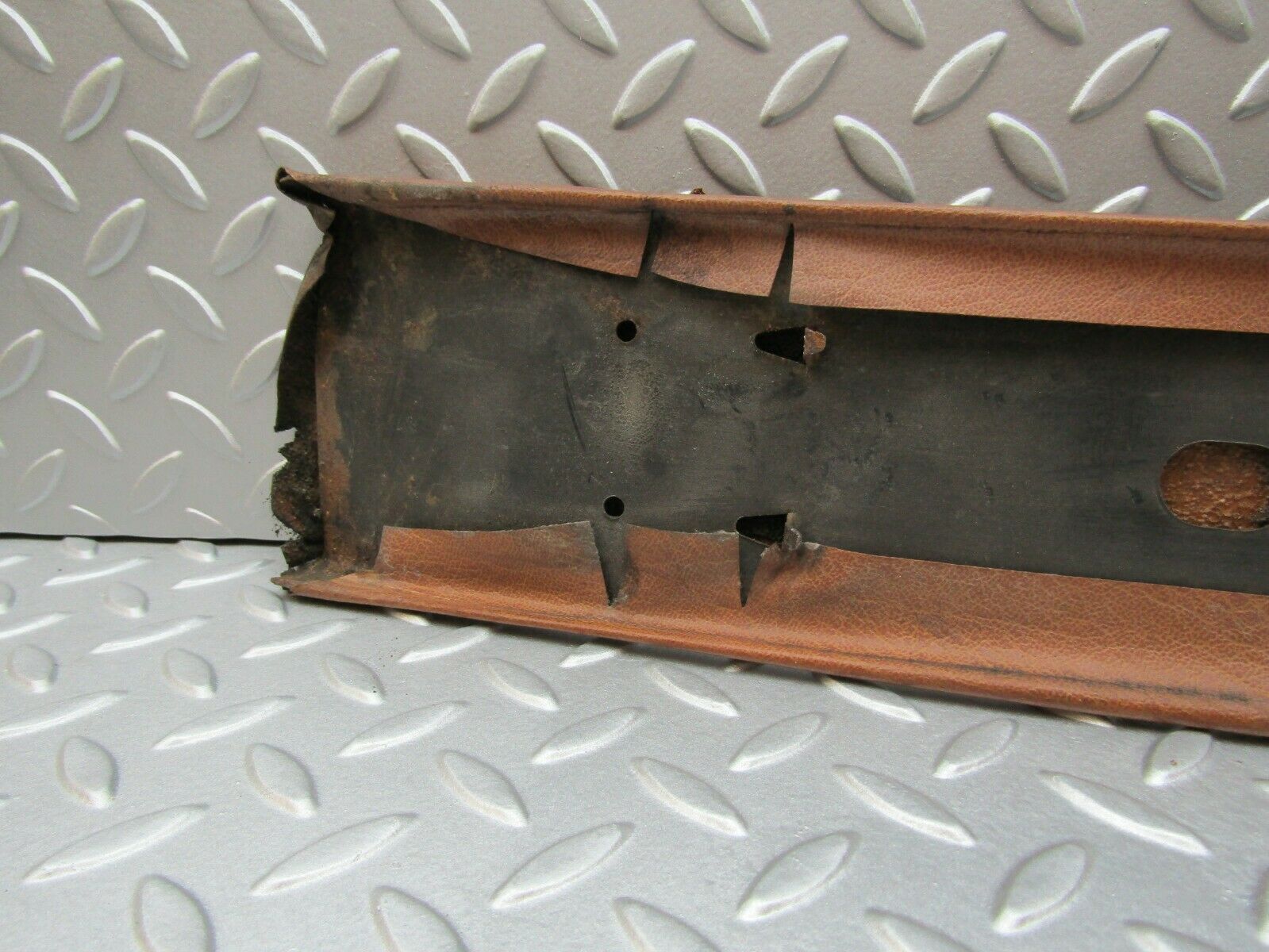 3333 Mercedes-Benz W108 280SE B pillar Trim Panel Right Side Brown