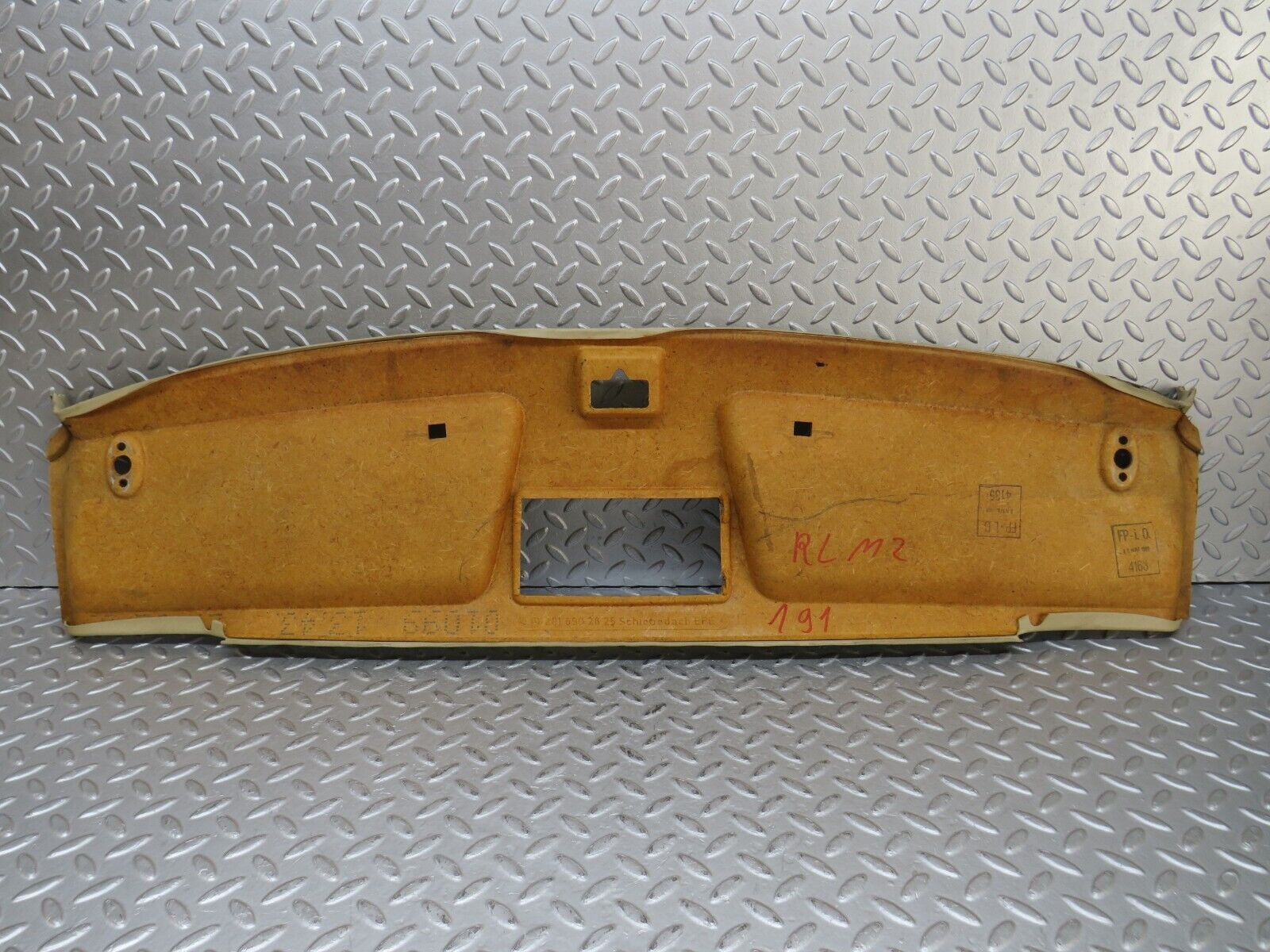 36478 Mercedes-Benz W201 190E 2.0L Headlining Roof Panel Front Beige 2016902625