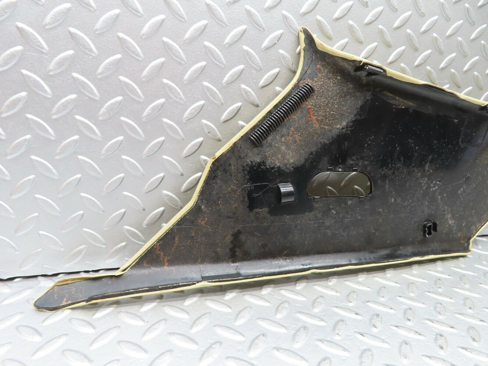 21049 Mercedes-Benz W123 230E C Pillar Cover Left Side Beige 1236900325