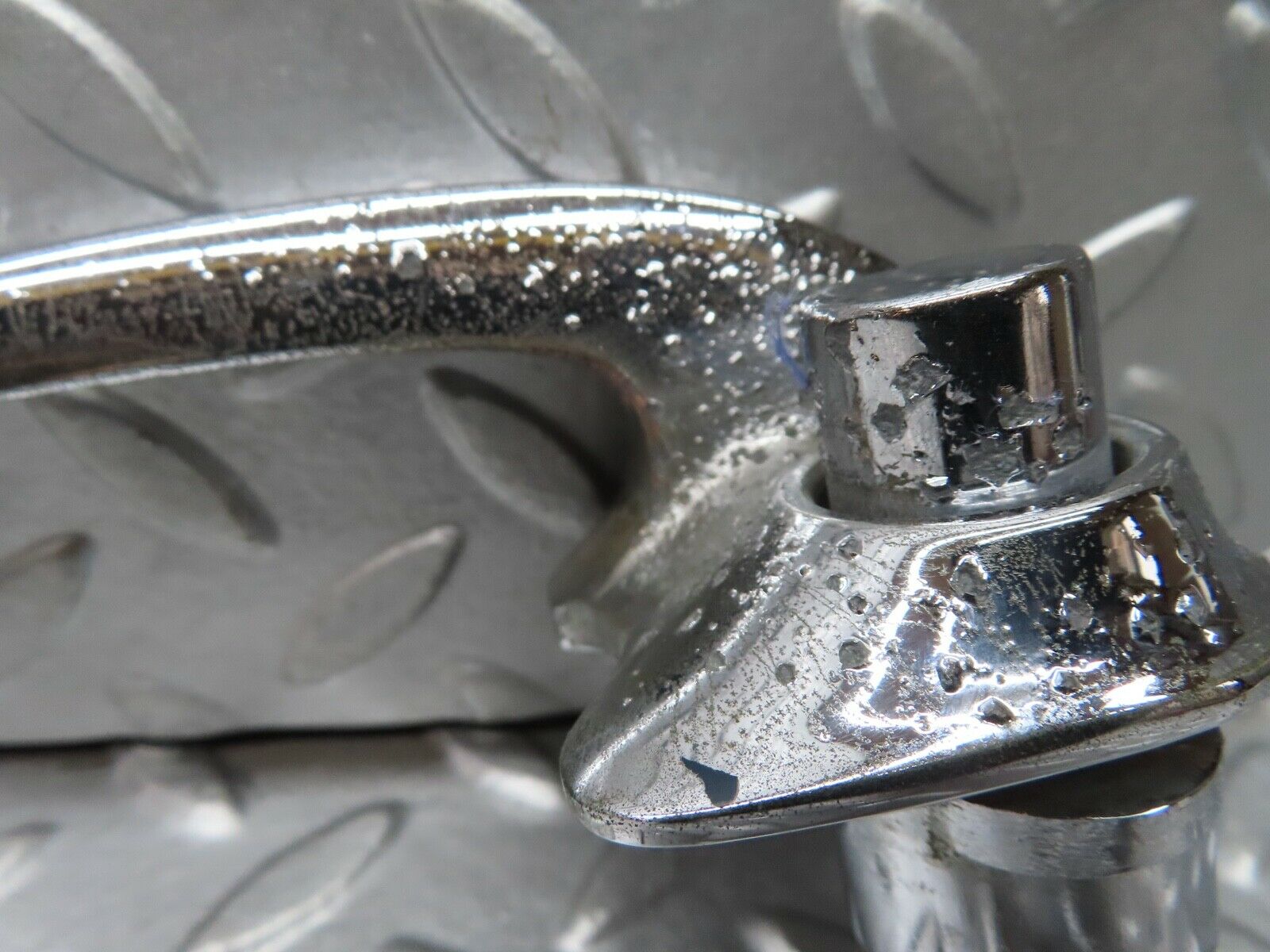 18601 Mercedes-Benz W120 W121 Ponton Exterior Chrome Door Handle Rear Left