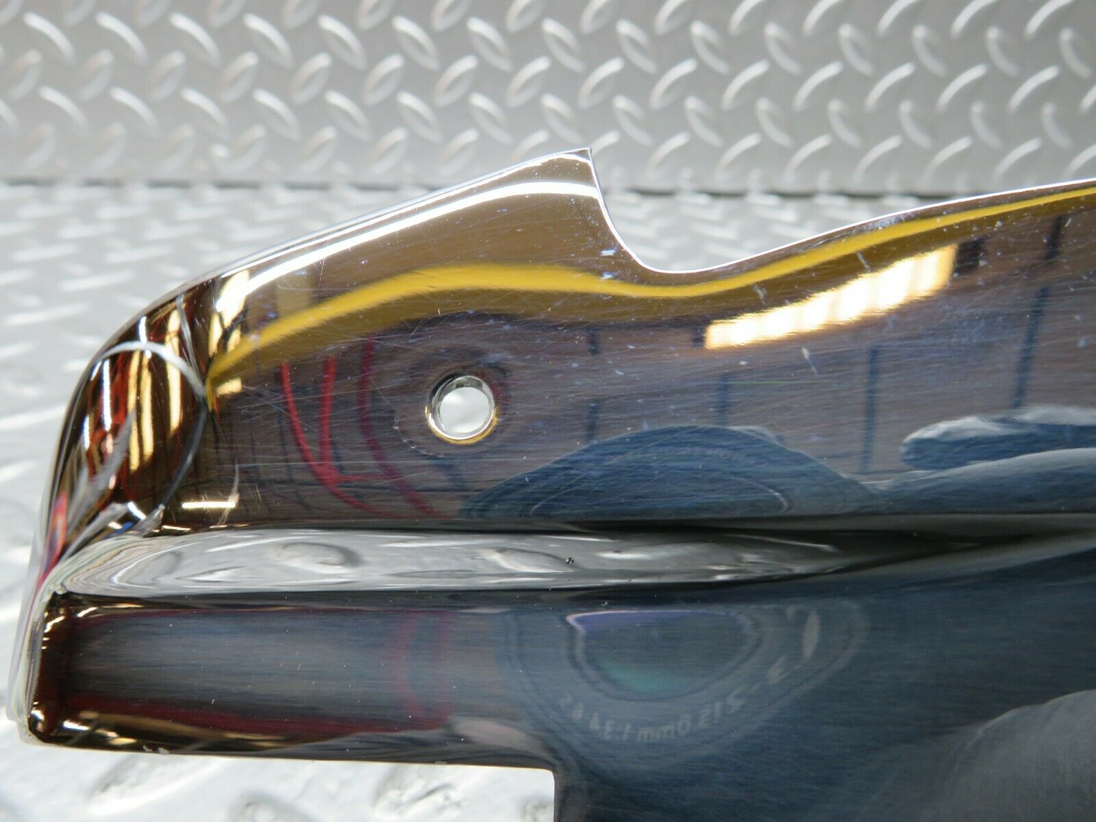 22745 Mercedes-Benz C107 450SLC Coupe B Pillar Chrome Cover Plate Right Side