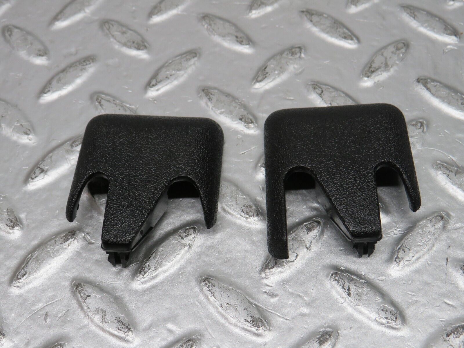 31630 Mercedes-Benz W201 190LE 1.8L Front Seat Rail Trim Cover Pair 1246842118