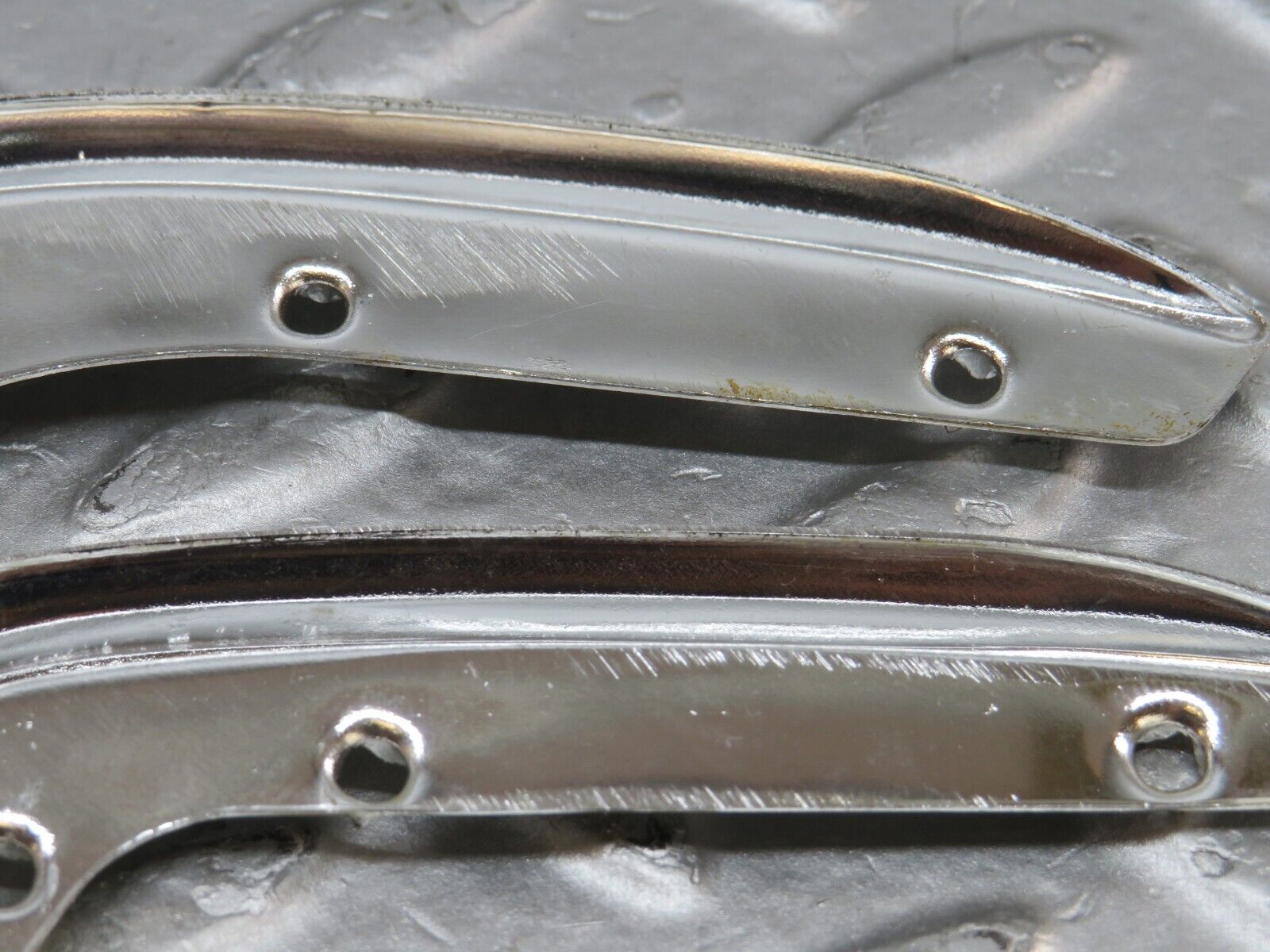 37299 Mercedes-Benz W109 300SEL Interior Door Handle Chrome Trim Pair Left