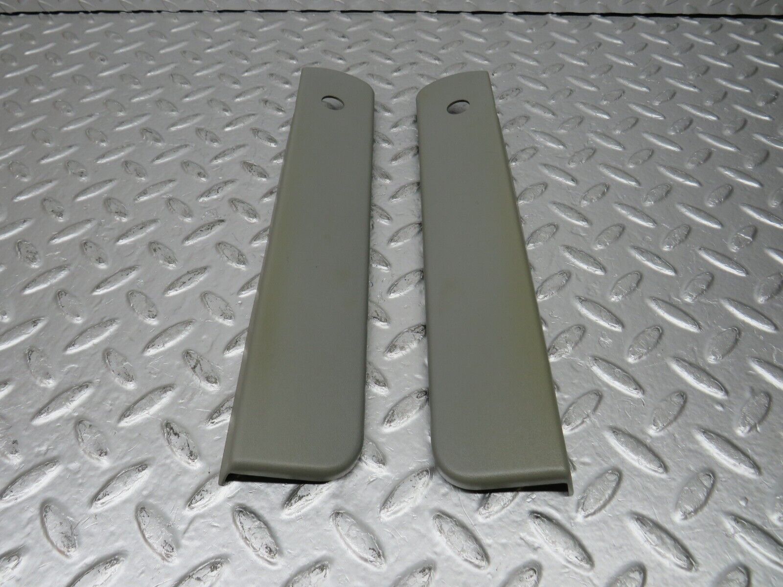 32366 Mercedes-Benz S124 300TE Rear Seat Hinge Cover Trim Pair 1249240243