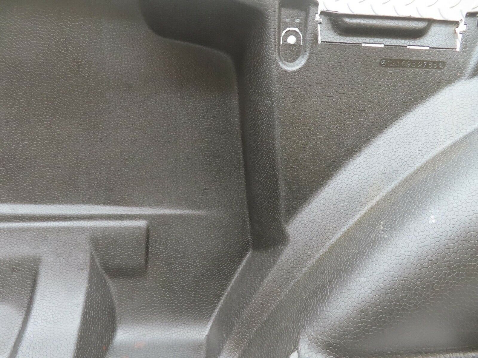 13572 Mercedes-Benz W123 200 Trunk Cover Panel Left Side 1236932733