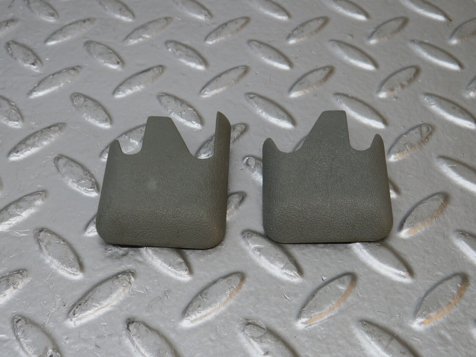 31256 Mercedes-Benz S124 220TE Front Seat Rail Trim Cover Pair 1246842218