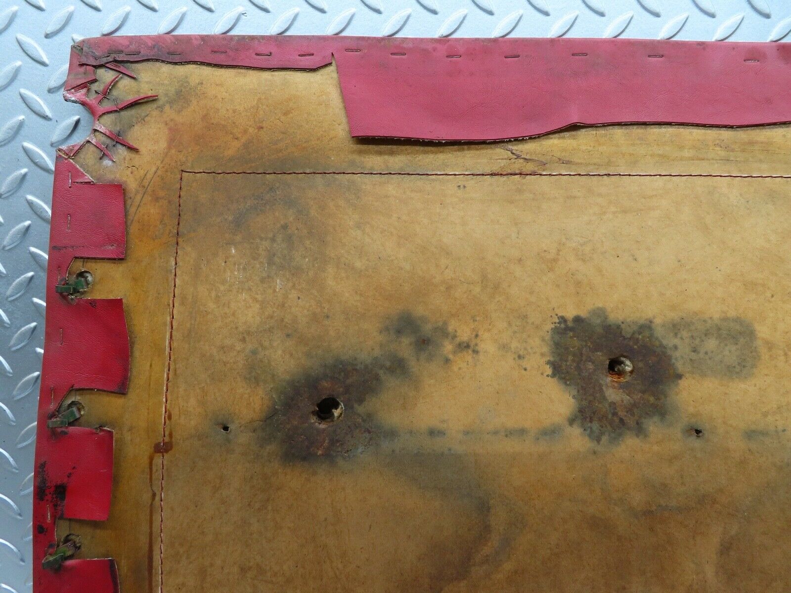 18768 Mercedes-Benz W120 W121 Ponton Front Right Door Card Red