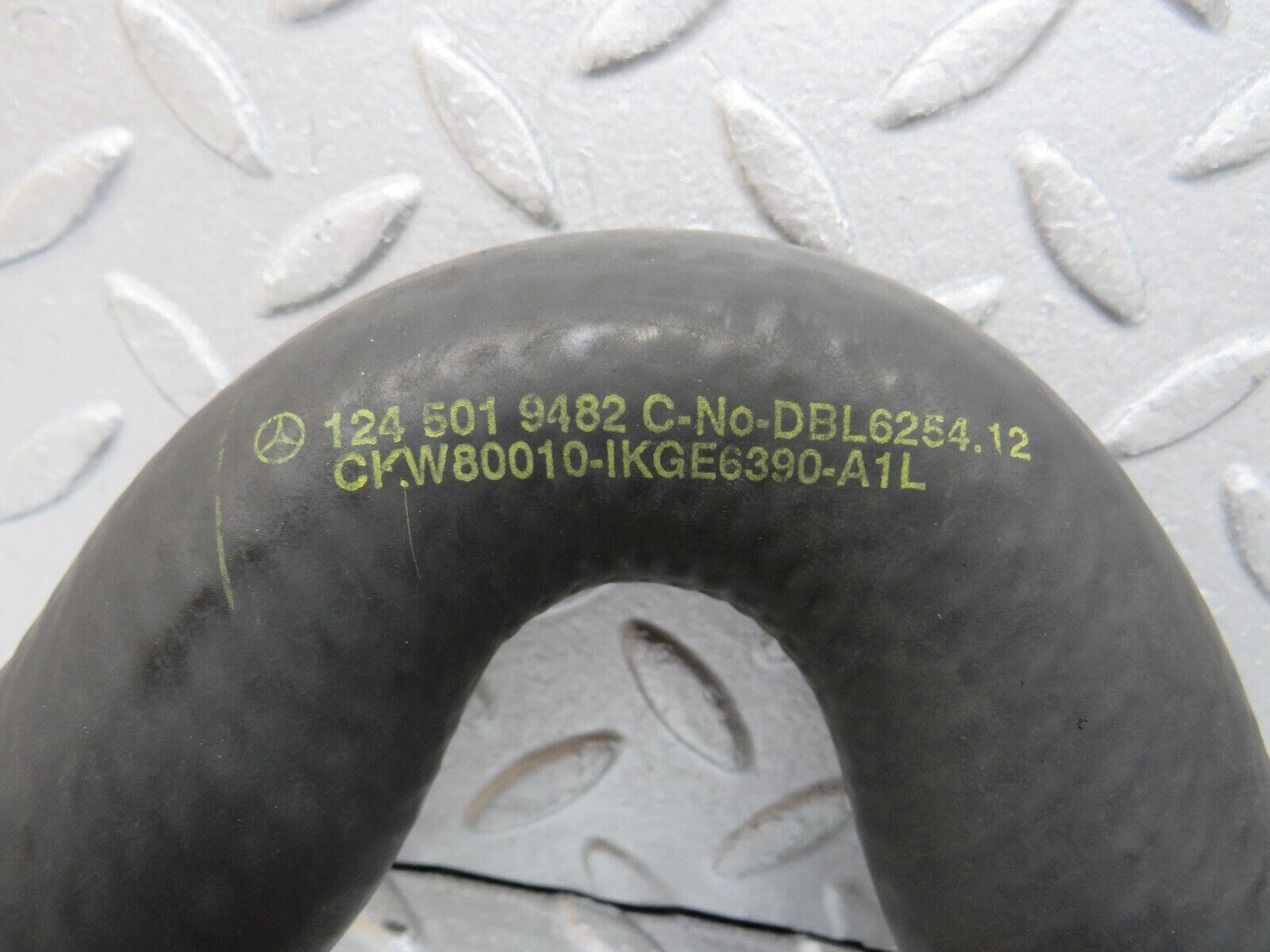 37759 Mercedes-Benz A124 320E Cabriolet Coolant Hose Pipe 1245019482