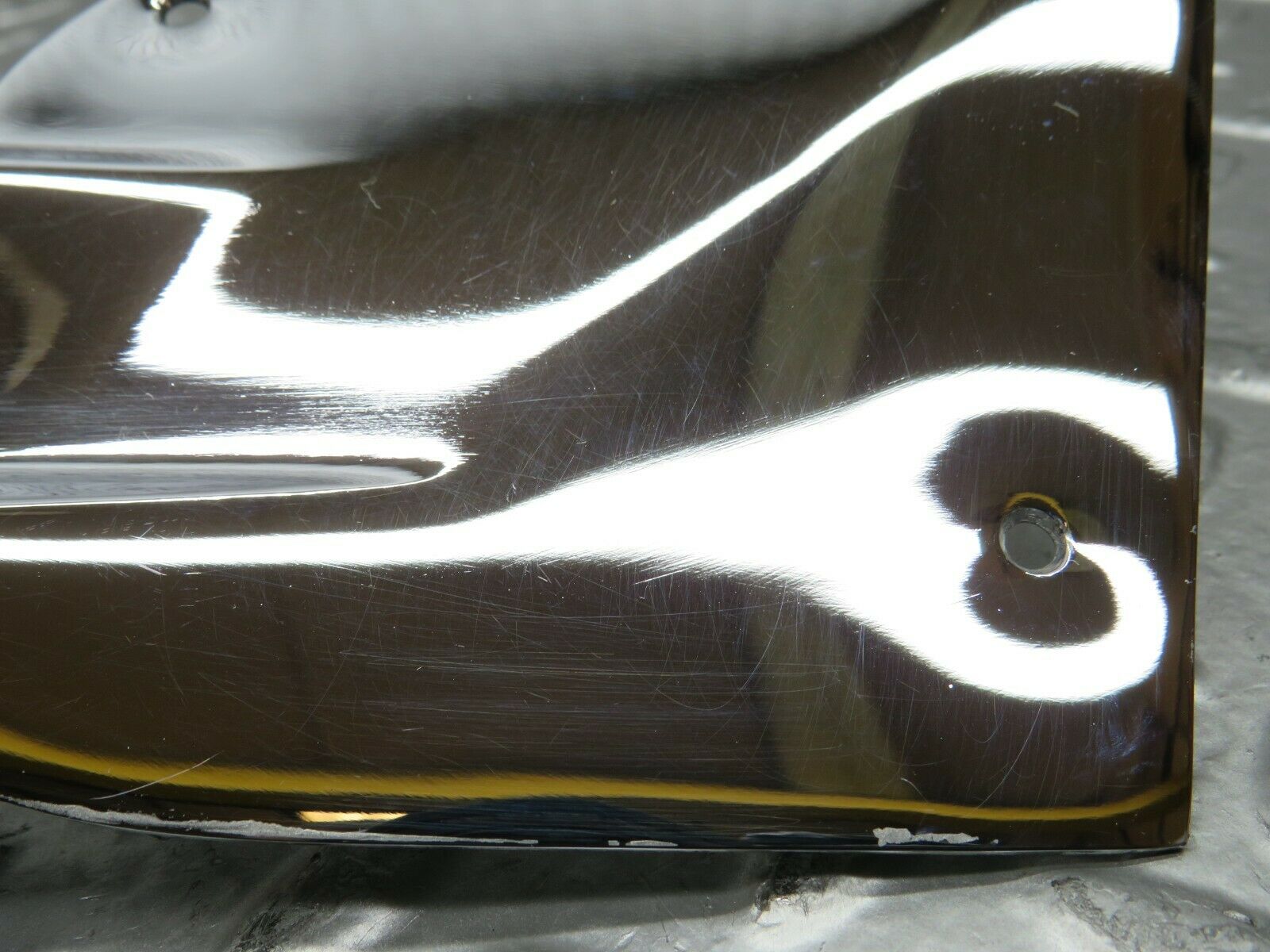 22746 Mercedes-Benz C107 450SLC Coupe B Pillar Chrome Cover Plate Left Side