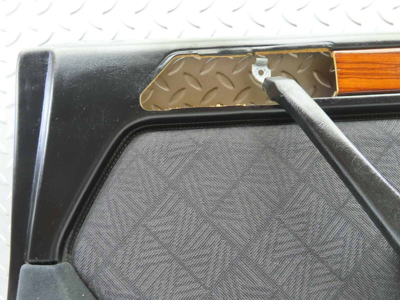 6641 Mercedes-Benz S124 E220 Wagon Rear Right Door Card Black