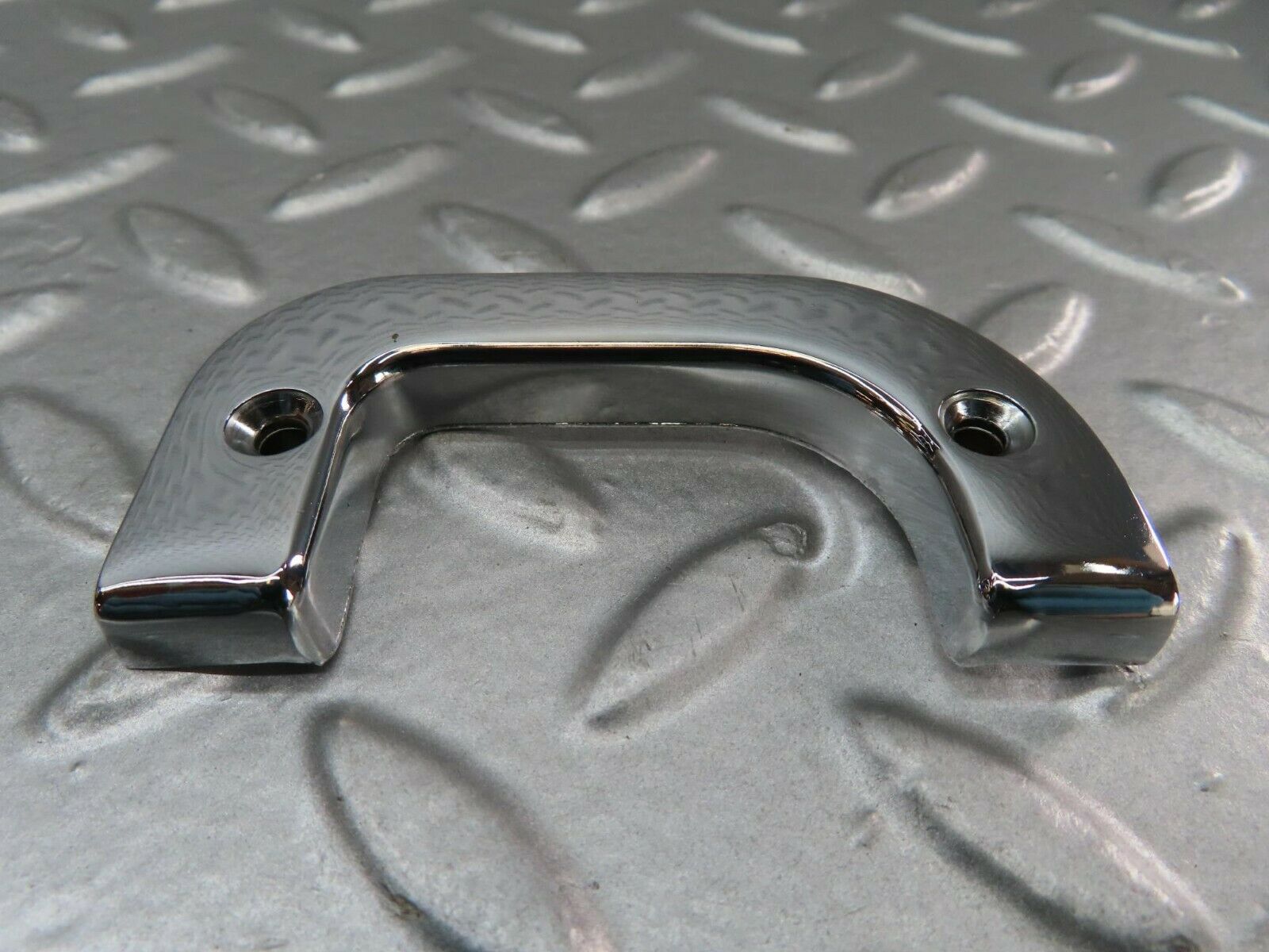 15227 Mercedes-Benz W123 230E Right Interior Chrome Door Latch Trim 1237230224