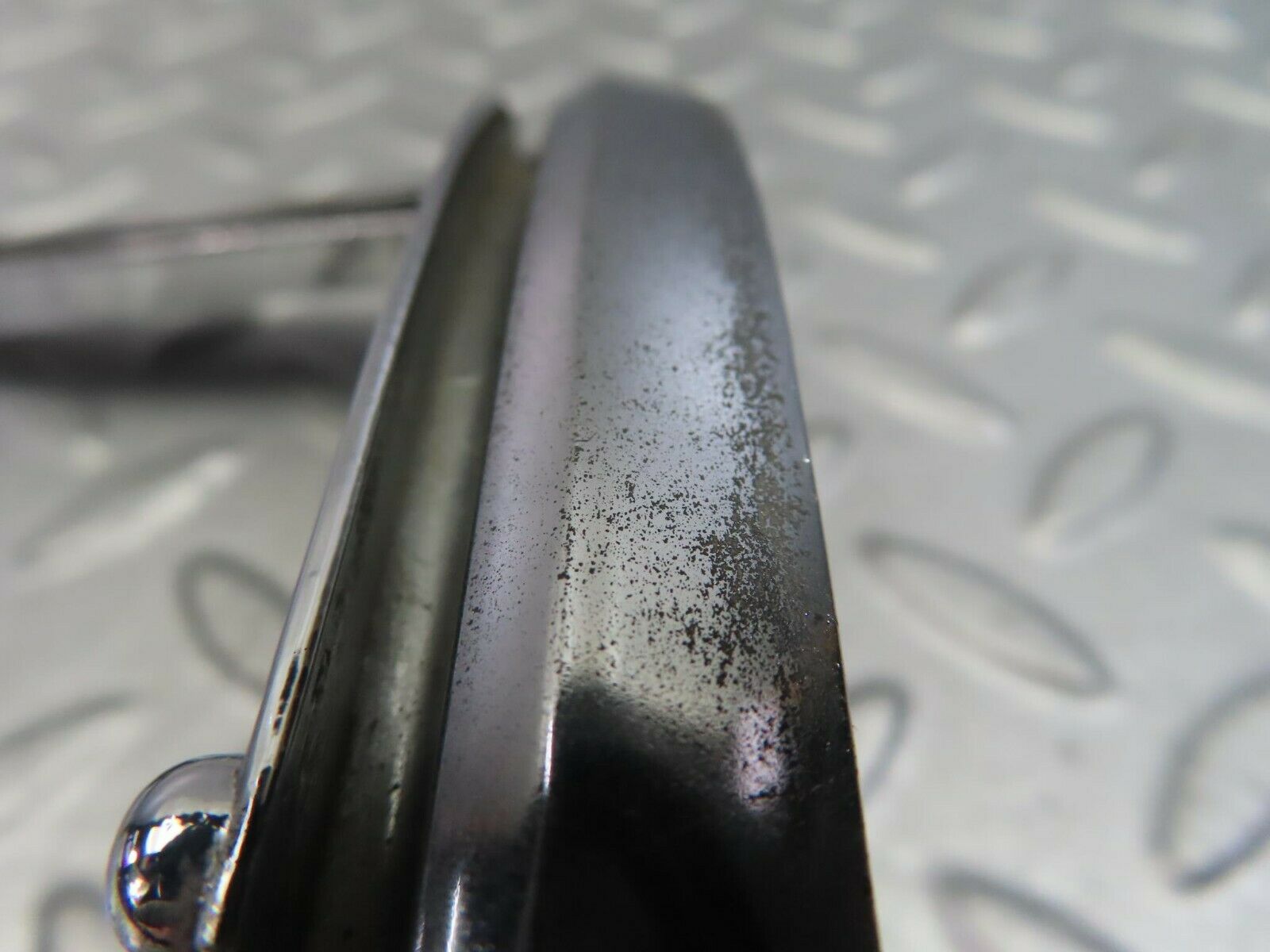 8510 Mercedes-Benz W115 Tail Light Chrome Frame Left