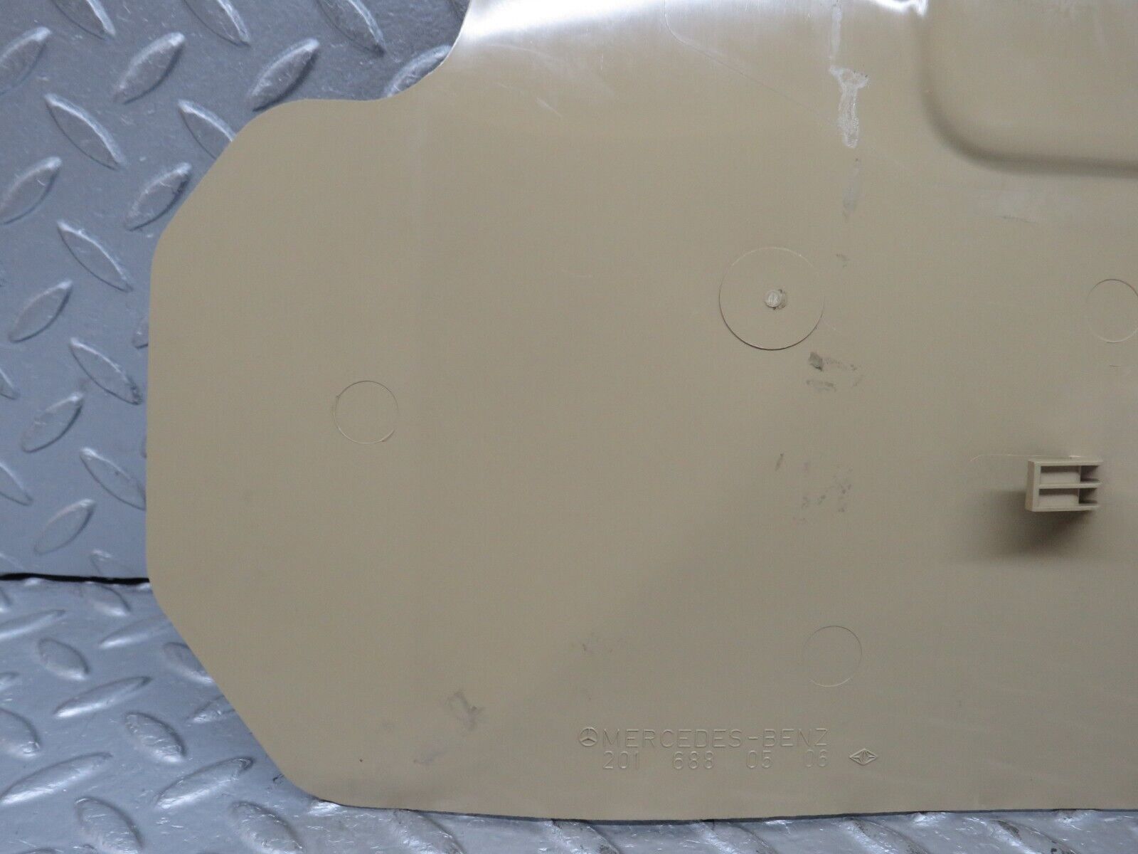 38701 Mercedes-Benz W201 190E 2.6L Kick Panel Front Left Side Beige 2016880506