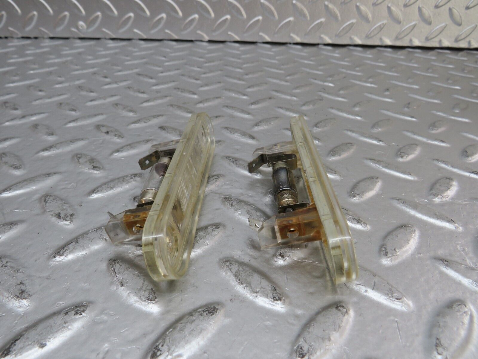 25353 Mercedes-Benz W201 190D number Plate Lights Pair 1248200256