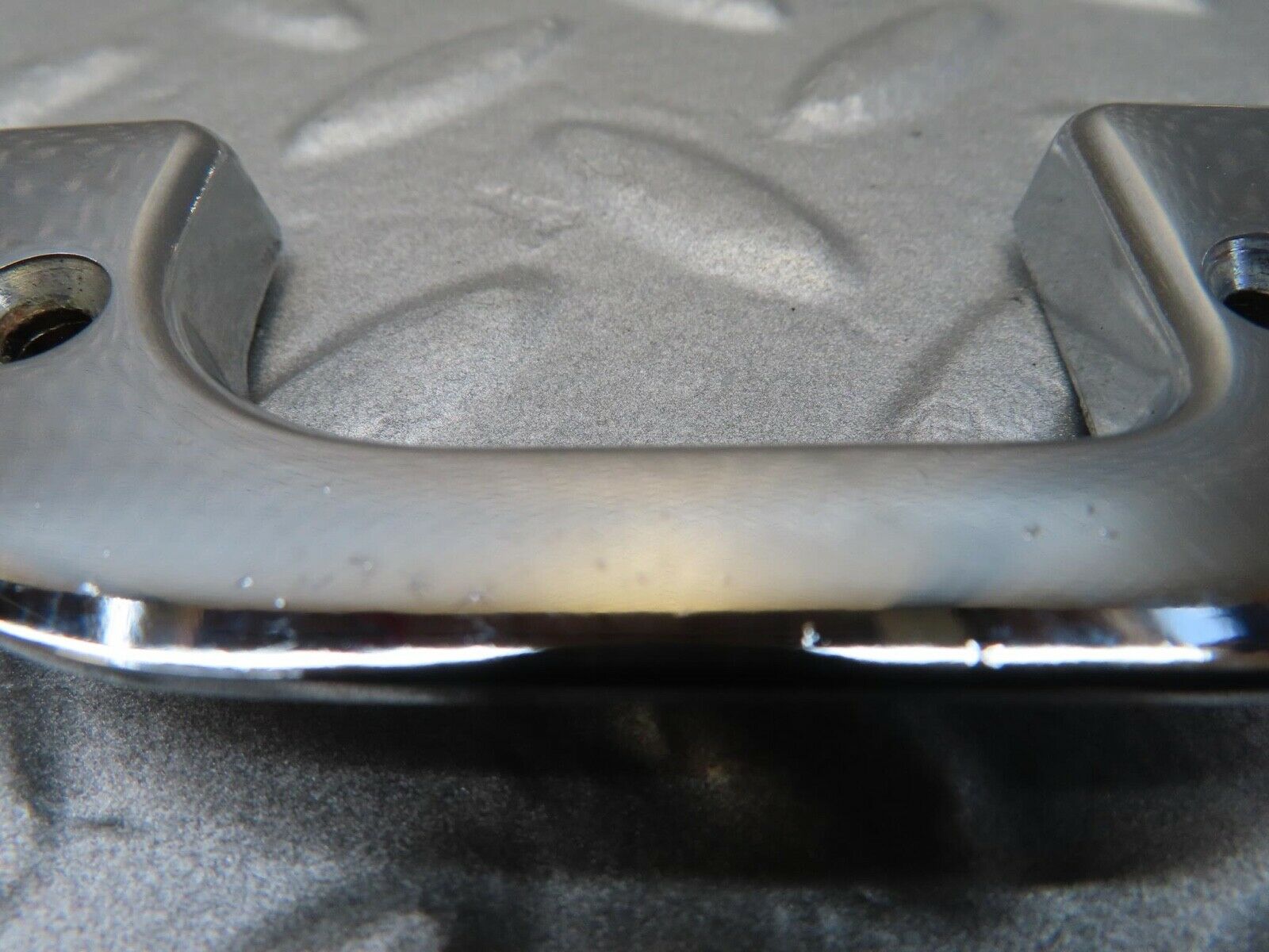 16038 Mercedes-Benz W123 280E Right Interior Chrome Door Latch Trim 1237230224