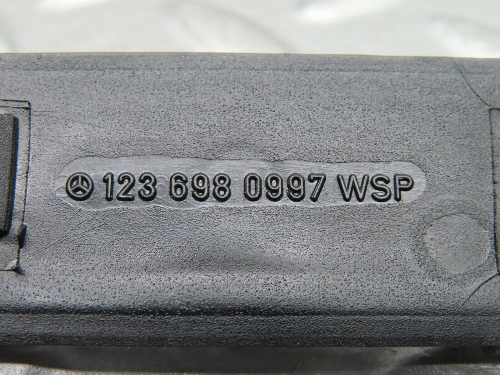 21123 Mercedes-Benz W123 230E C Pillar Exterior Trim Left Side 1236980997