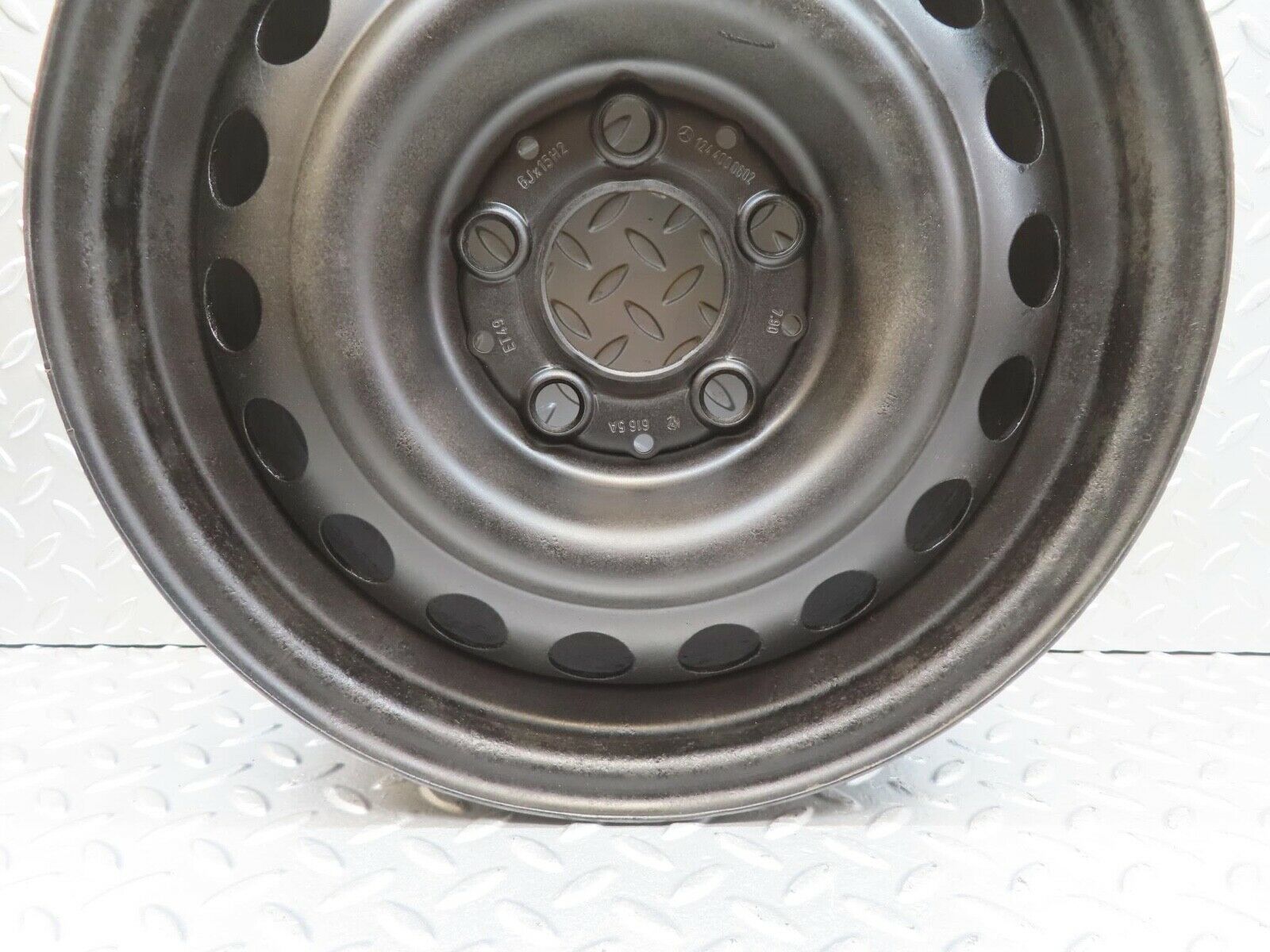 13241 Mercedes-Benz Steel Wheel 6Jx15H2 ET49 5x112 1244000602