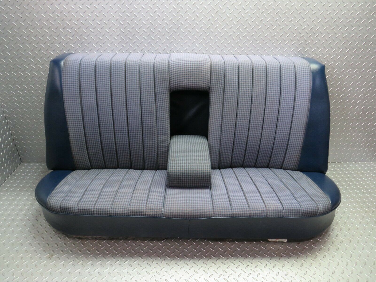 23276 Mercedes-Benz W116 350SE Rear Seat Half Leather Blue 1169240316