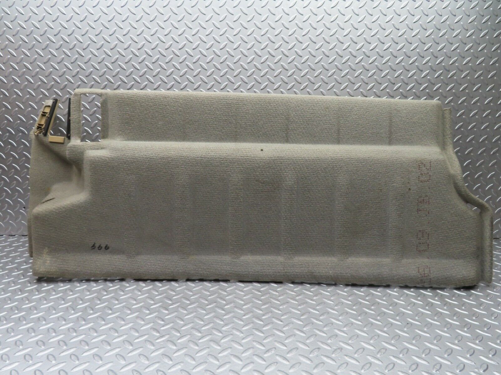 20009 Mercedes-Benz R129 300SL Coupe Trunk Carpet Fuel Tank Cover Cream