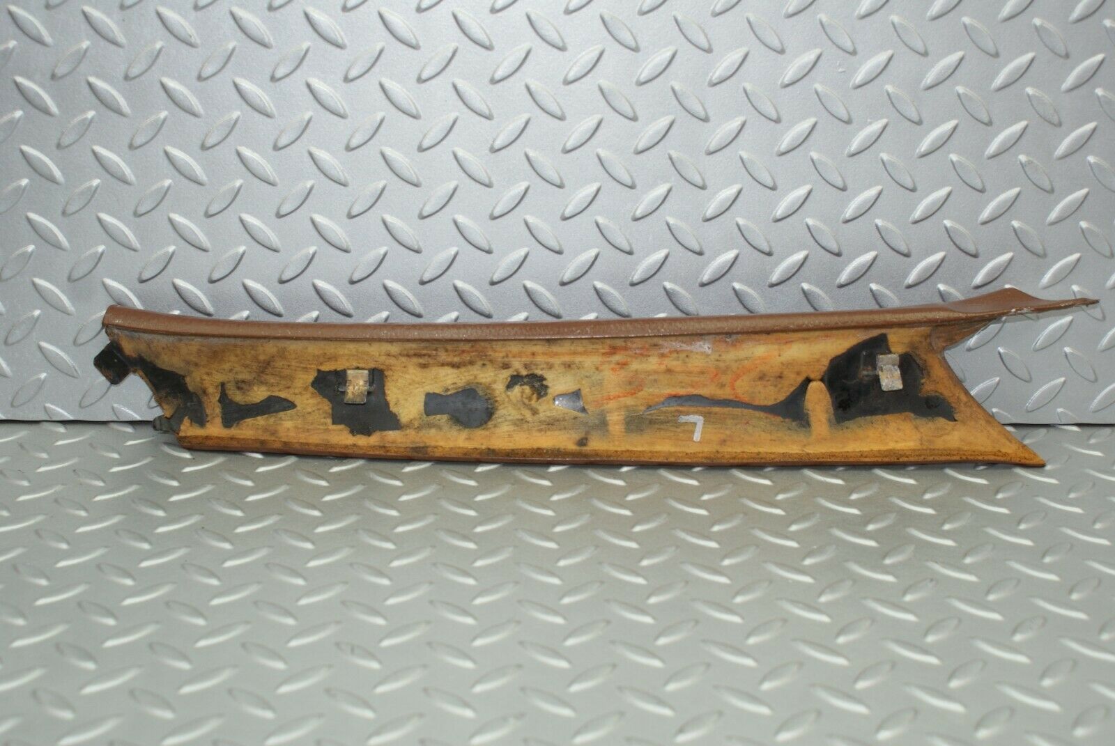 2674 Mercedes-Benz W116 350SE A Pillar Panel Left Side Brown