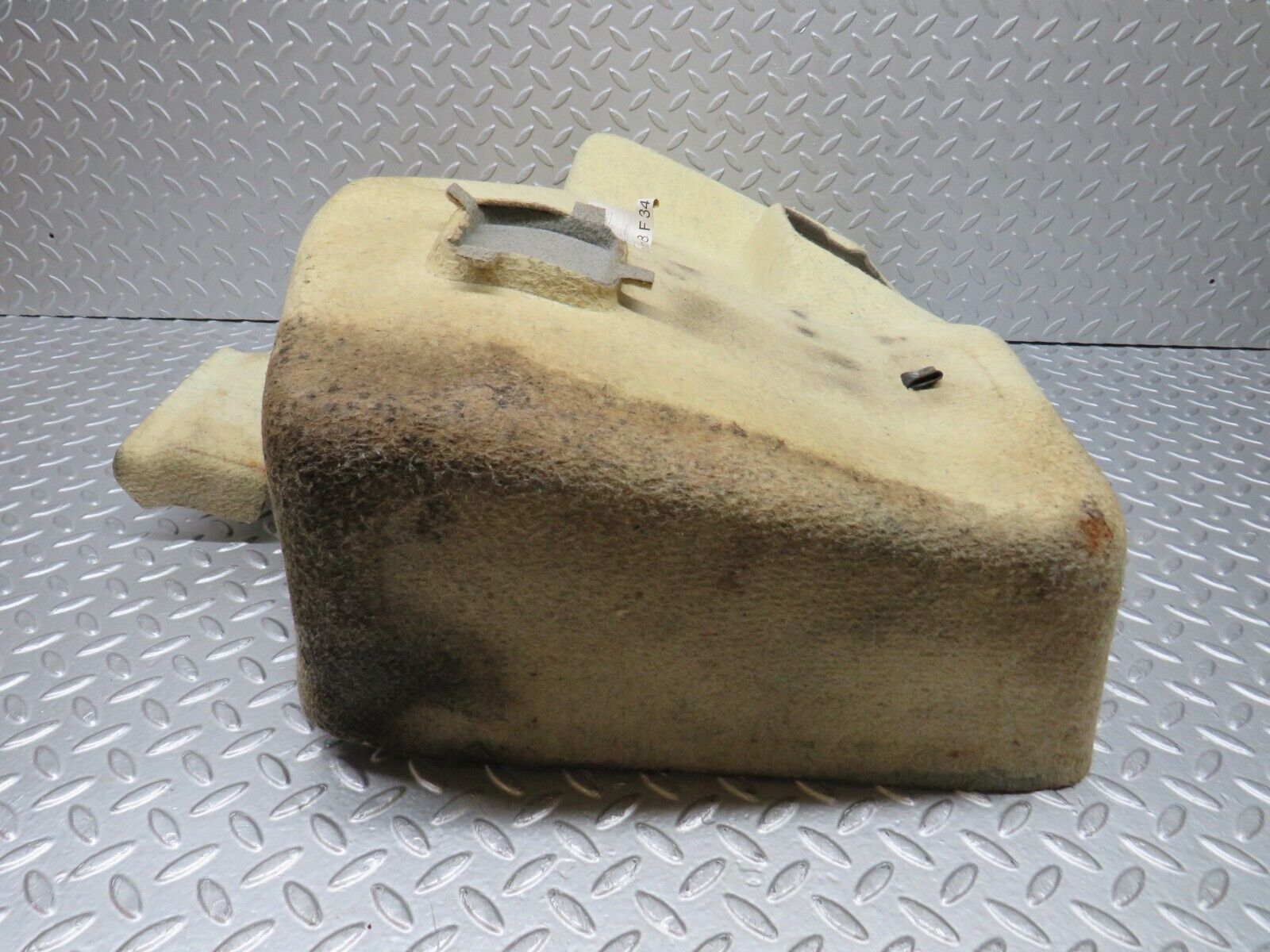 38608 Mercedes-Benz R129 280SL Coupe Trunk Cover Panel Left Side Beige 1296904730