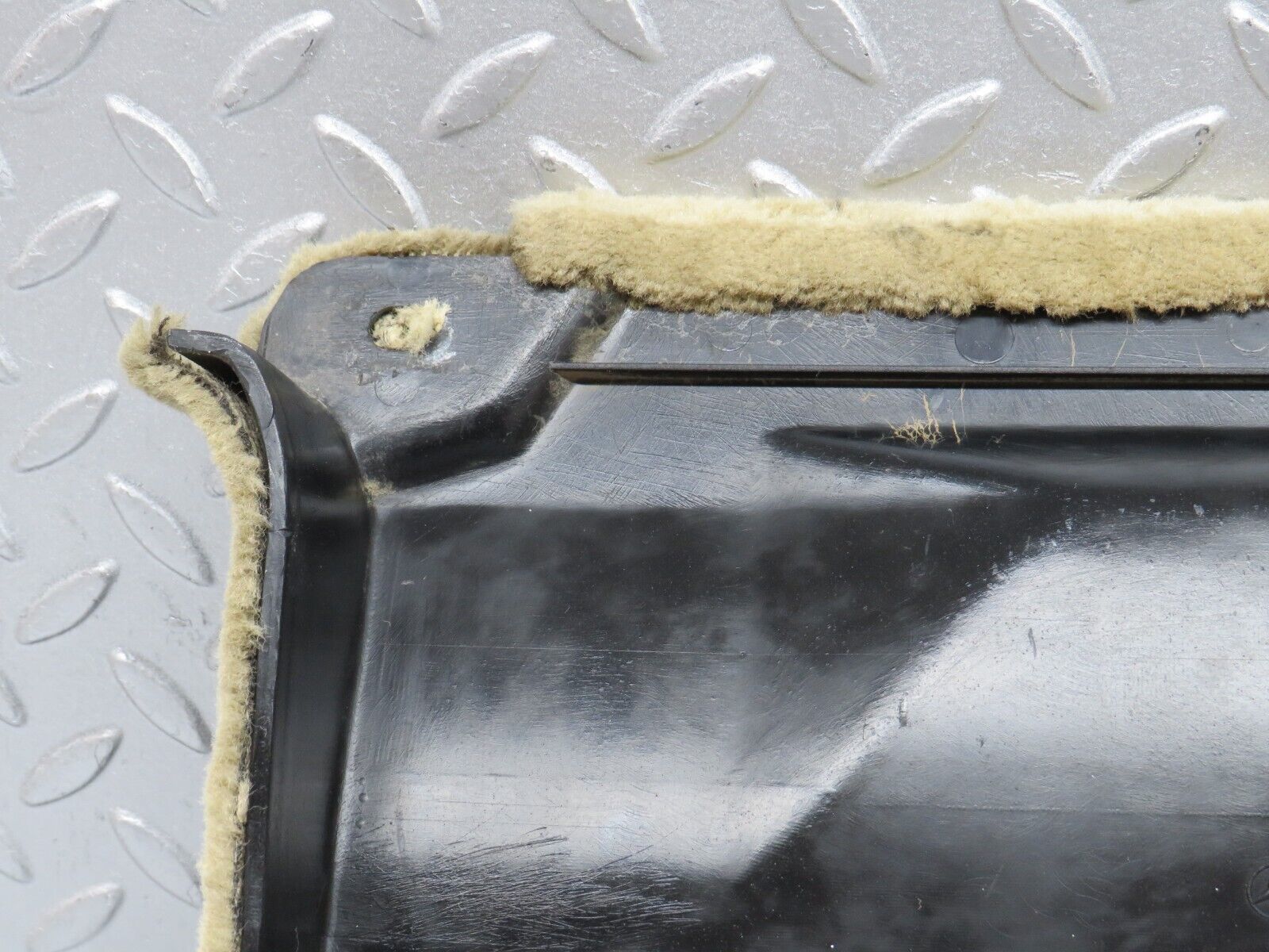 38378 Mercedes-Benz R129 280SL Coupe Kick Panel Left Side Beige 1296880306