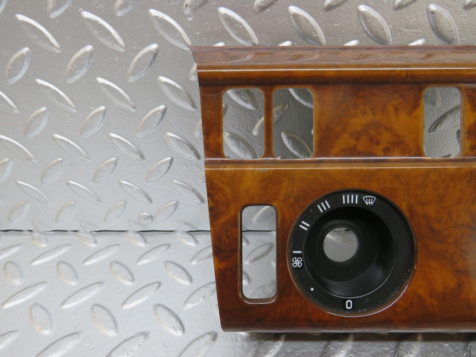 25657 Mercedes-Benz W124 280E Heater Control Panel Wood Trim 1246830275