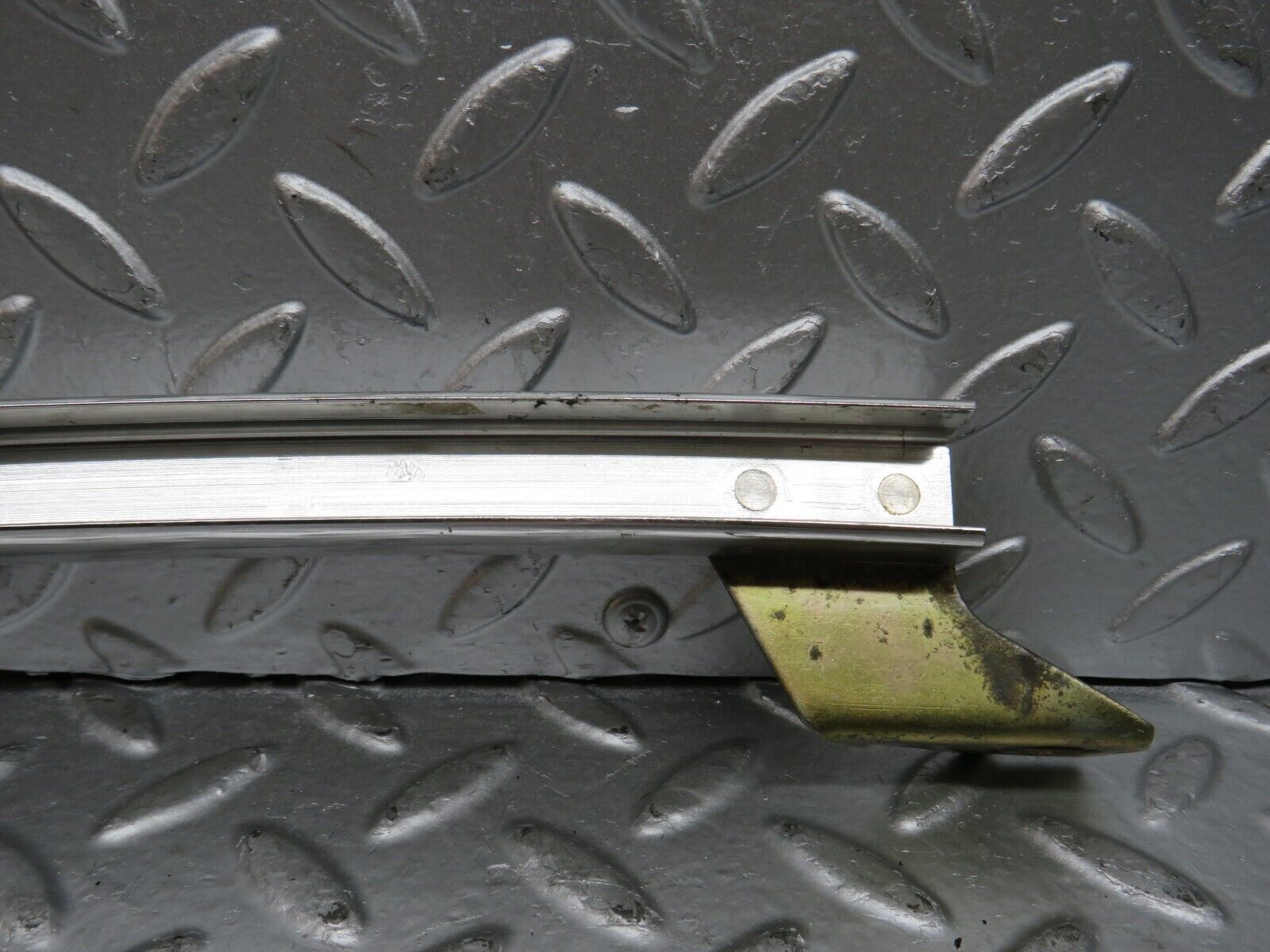 29640 Mercedes-Benz W123 230E Rear Left Door Chrome Window Channel