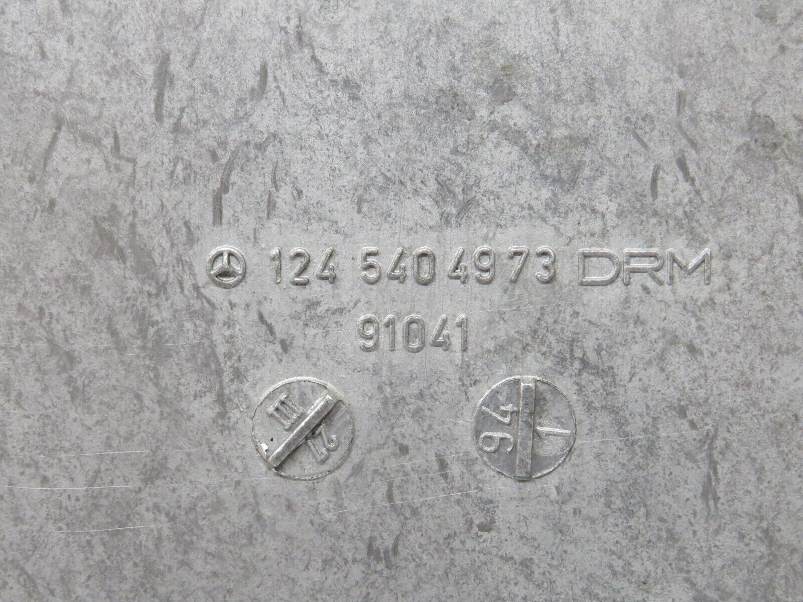 25672 Mercedes-Benz W124 280E Engine Control Unit Tray Bracket 1245404973