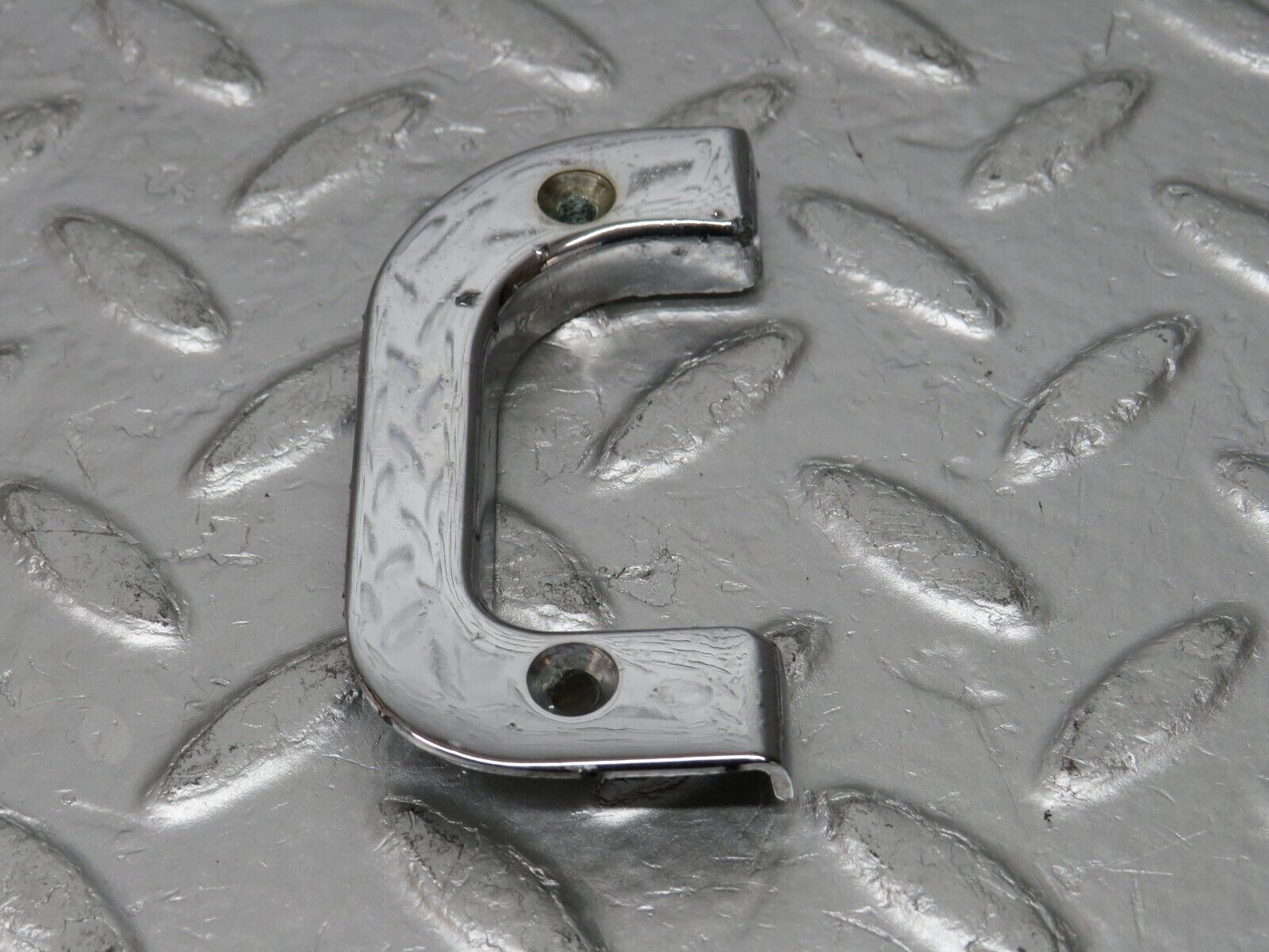 31001 Mercedes-Benz W123 200D Right Interior Chrome Door Latch Trim 1237230224