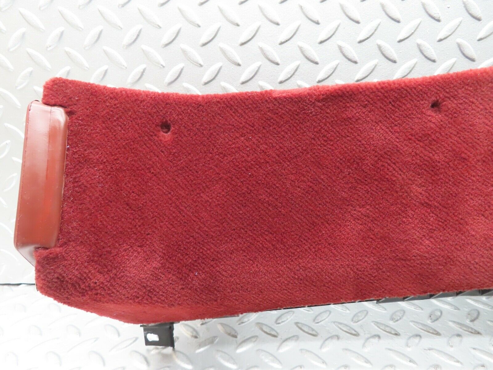 21497 Mercedes-Benz W126 300SE Under Dash Panel Left Burgundy Red 1268305144