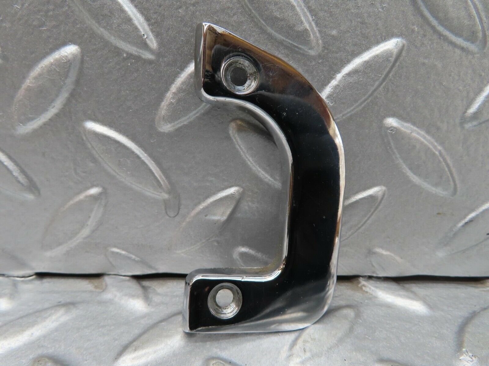 14139 Mercedes-Benz C107 280SLC Left Interior Chrome Door Latch Trim