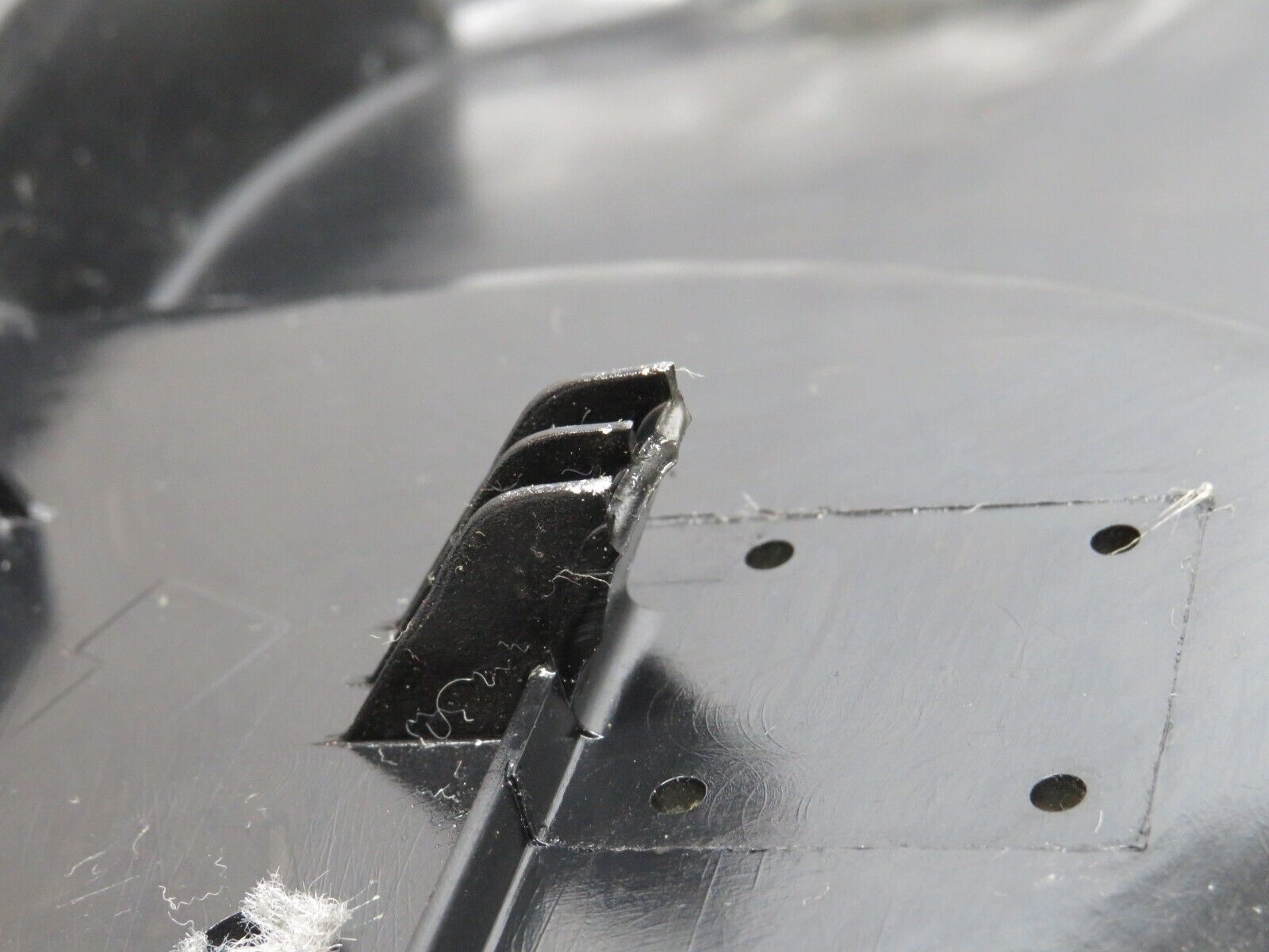 39373 Mercedes-Benz R129 320SL Coupe Kick Panel Left Side Grey 1296880306