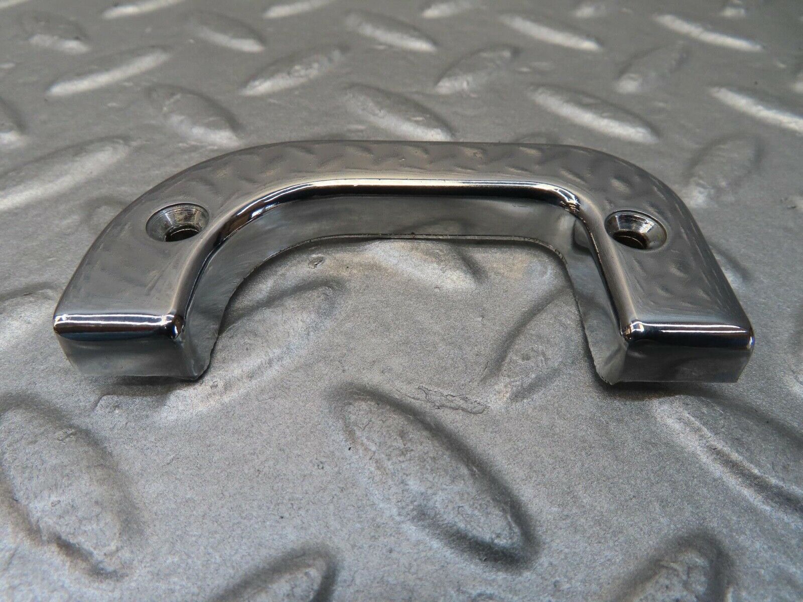 16040 Mercedes-Benz W123 280E Left Interior Chrome Door Latch Trim 1237230124