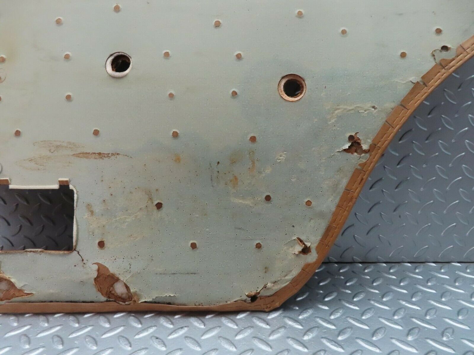 10868 Mercedes-Benz W123 230E Rear Left Door Card Panel Beige