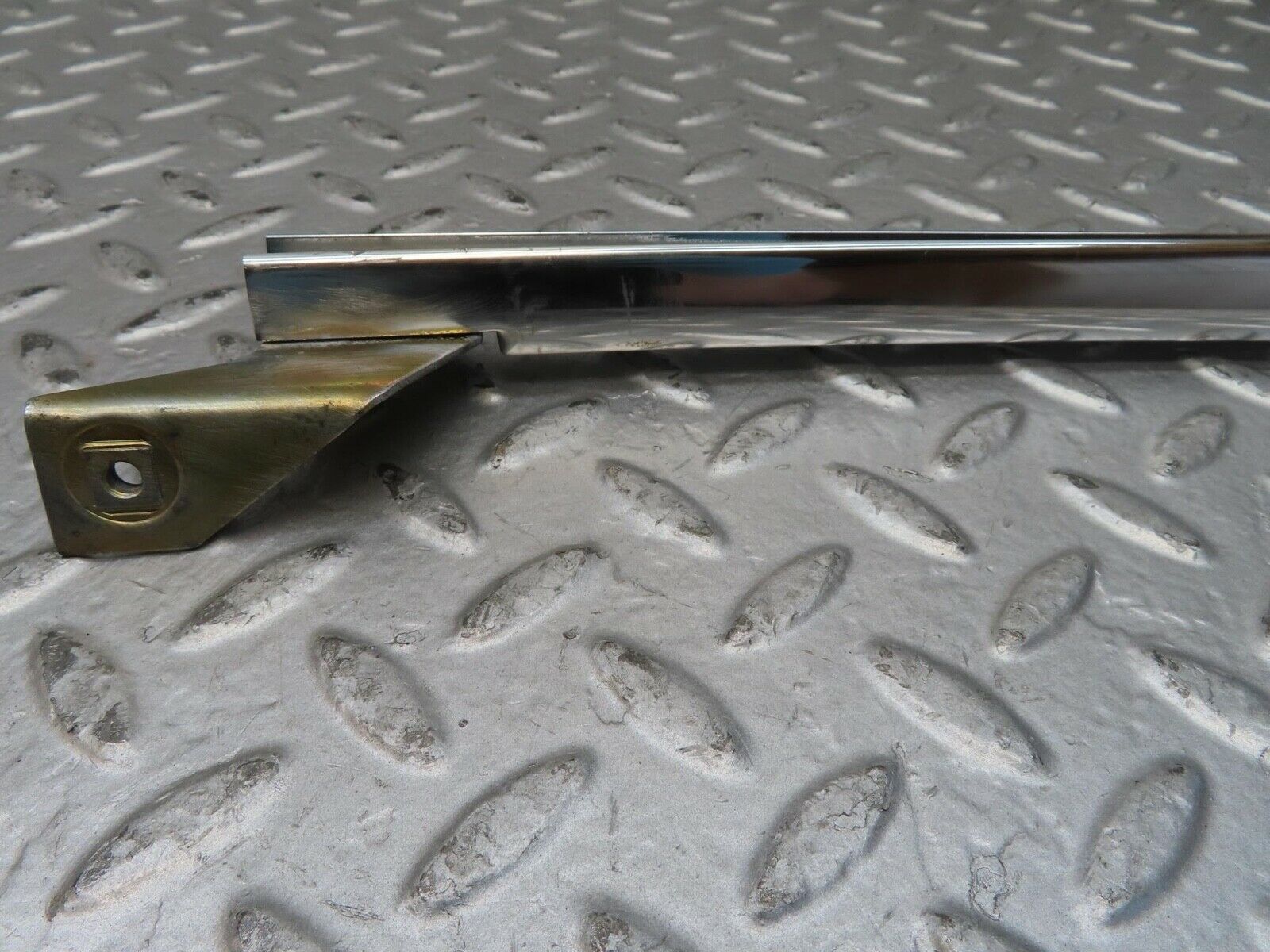 15436 Mercedes-Benz W123 230E Rear Right Door Rear Chrome Window Channel