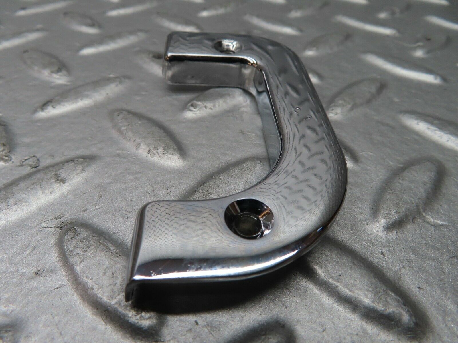 21490 Mercedes-Benz W126 300SE Right Chrome Door Latch Trim 1237230224