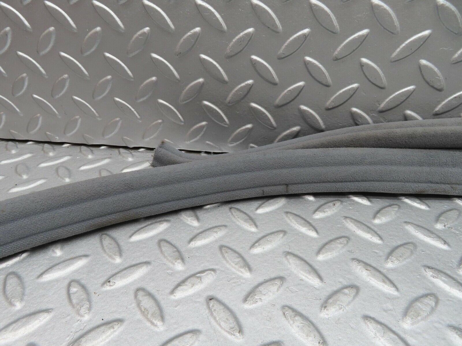 16373 Mercedes-Benz W124 260E Rear Left Cloth Covered Door Seal Grey