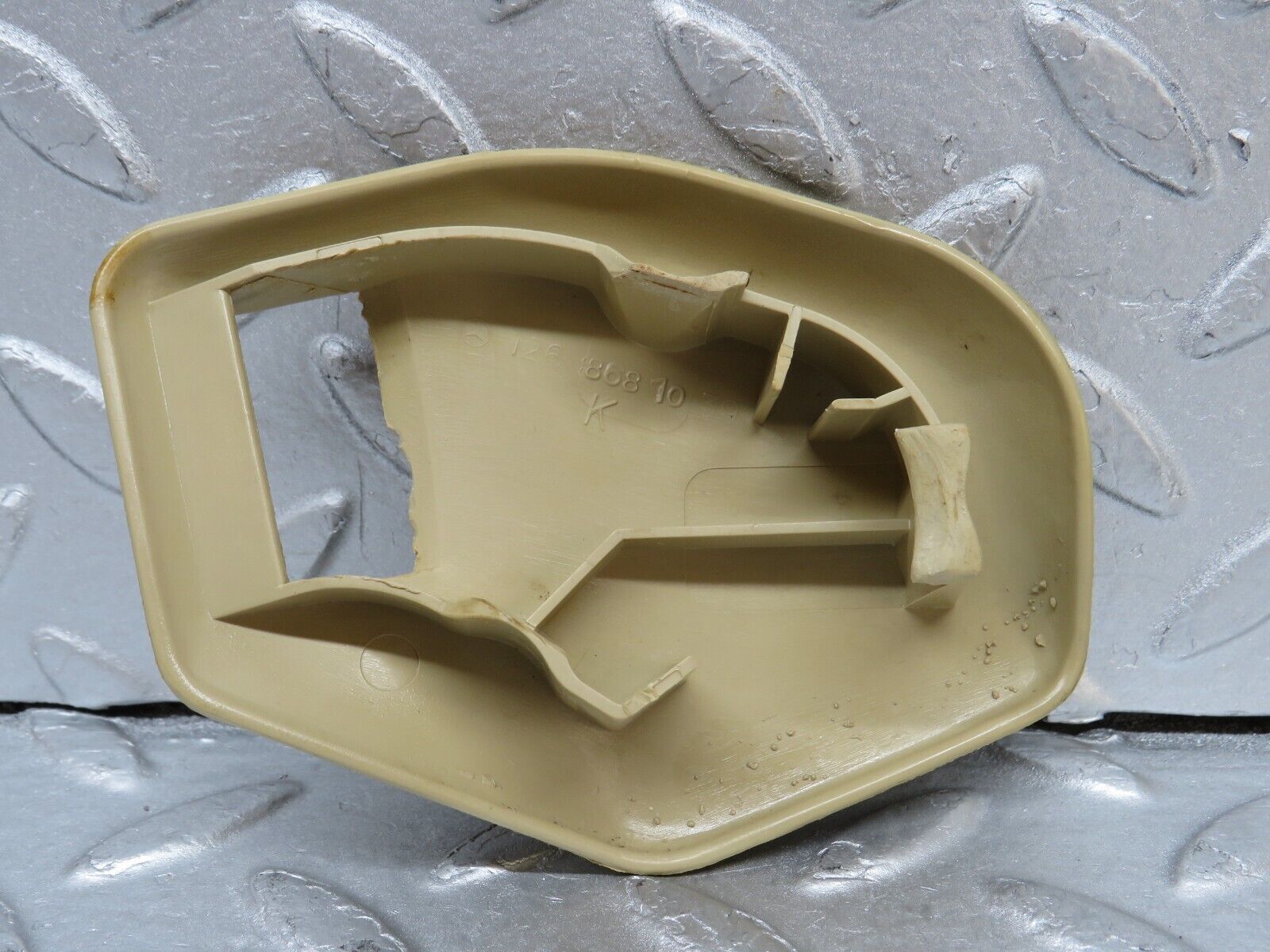 37058 Mercedes-Benz C126 420SEC Coupe Seat Belt Runner Cover Right Beige 1268681039