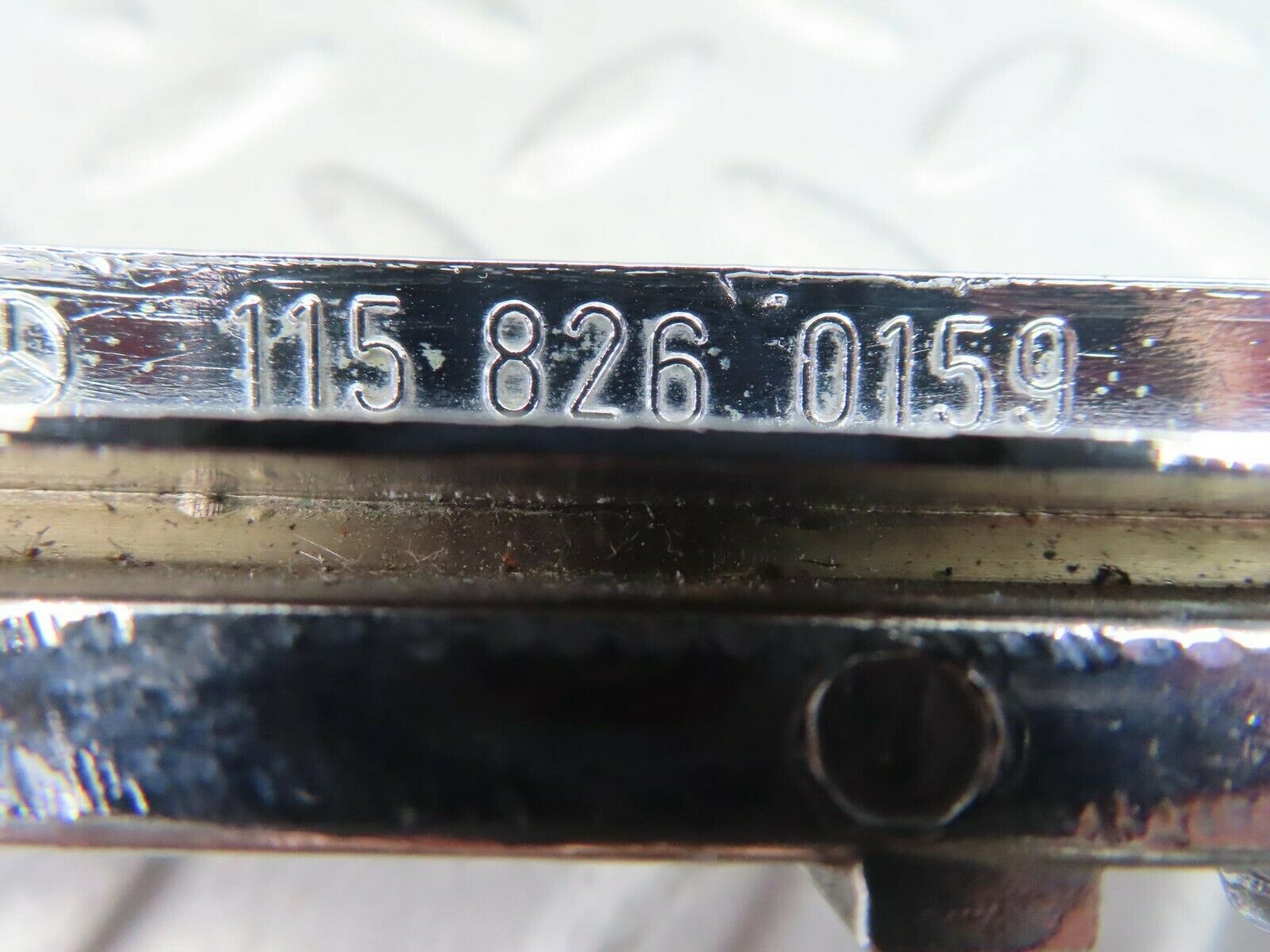 8511 Mercedes-Benz W115 Tail Light Chrome Frame Left 1158260159