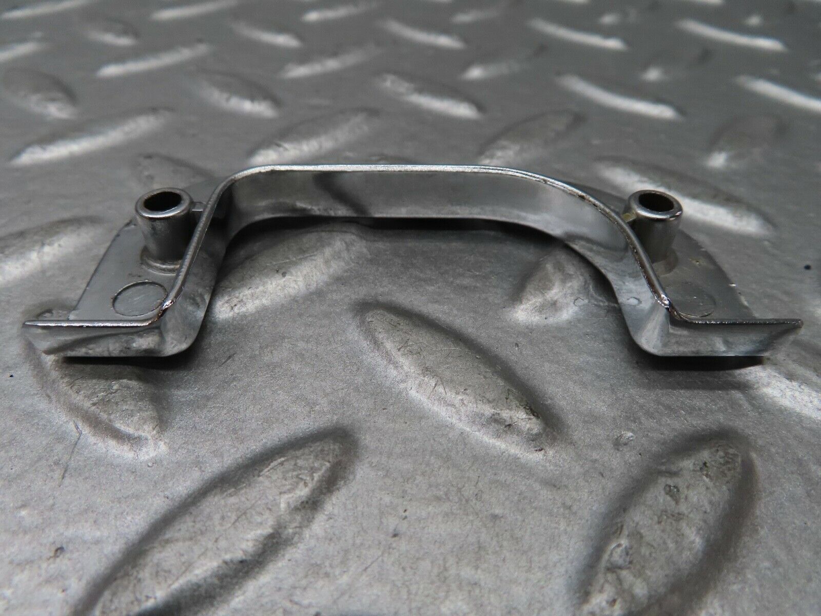 19166 Mercedes-Benz W123 300D Left Chrome Door Latch Trim 1237230124