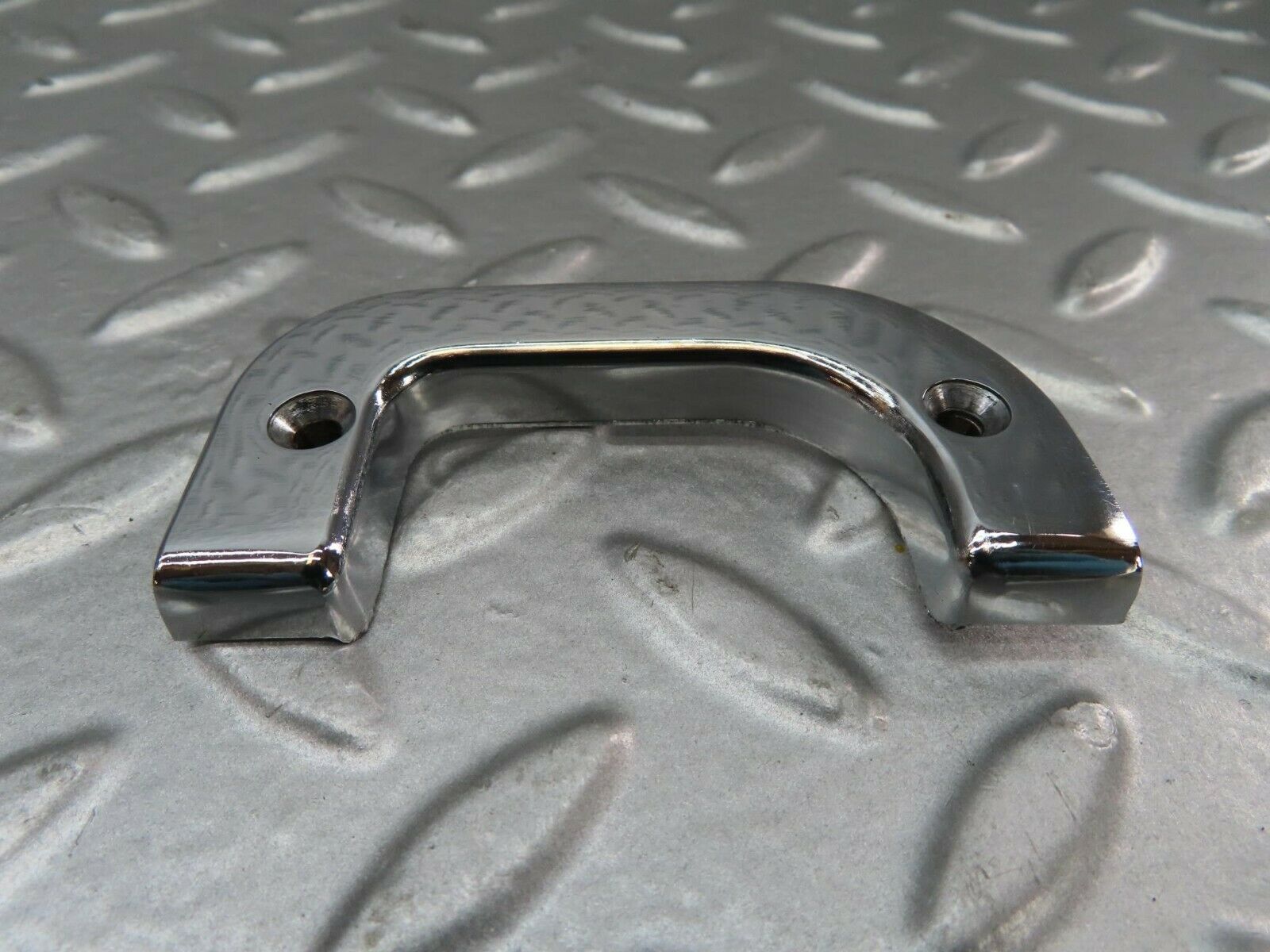 15226 Mercedes-Benz W123 230E Right Interior Chrome Door Latch Trim 1237230224