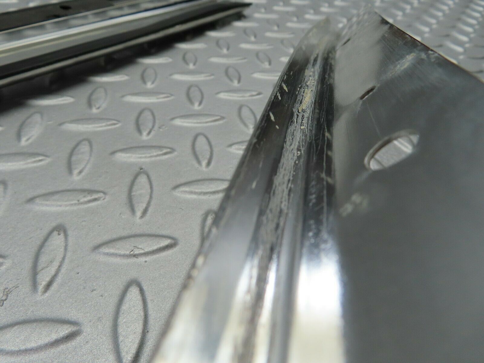 6905 Mercedes-Benz C107 350SLC Coupe Roof Chrome Moulding Left Side