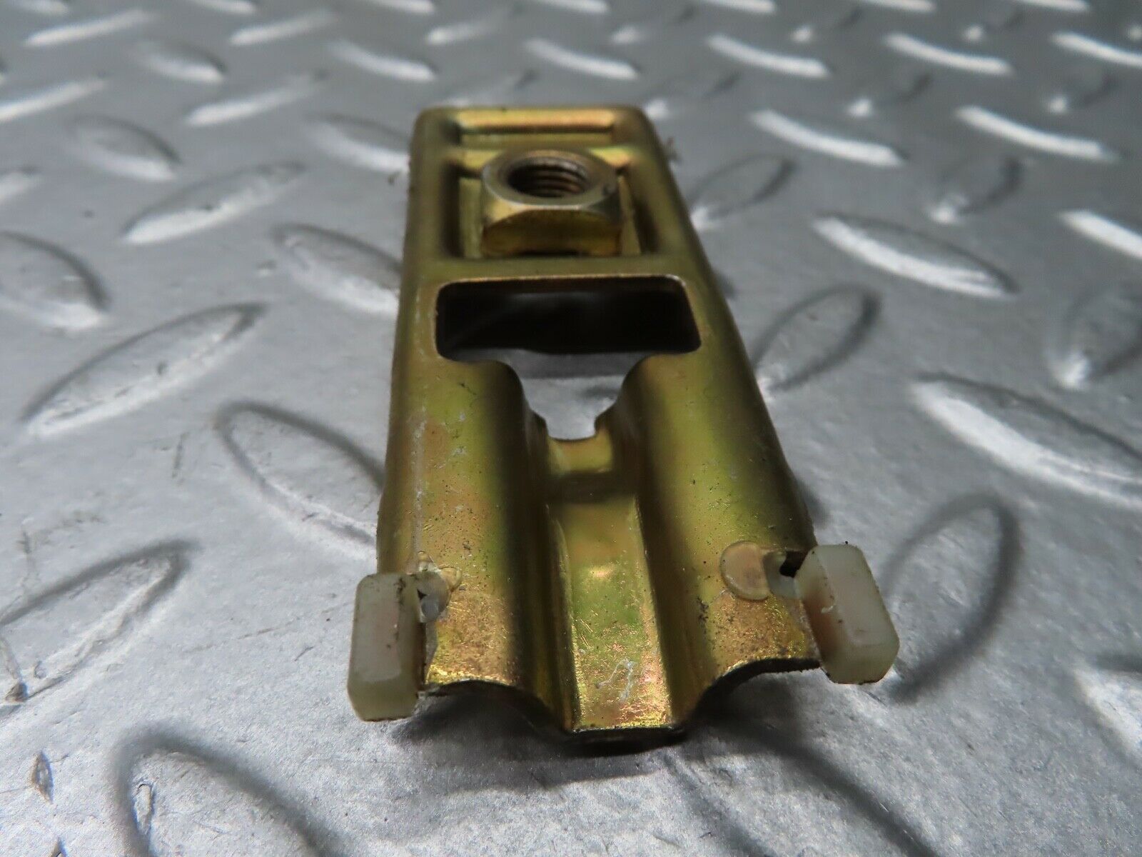 21570 Mercedes-Benz W126 300SE Seat Belt Adjuster Rail 1268680011