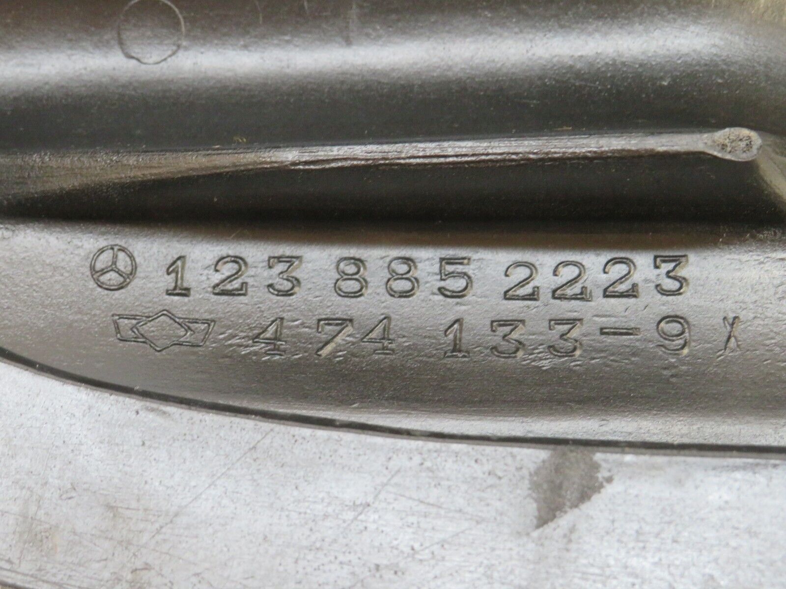 26779 Mercedes-Benz W123 240D Rear Right Bumper Rubber 1238852223