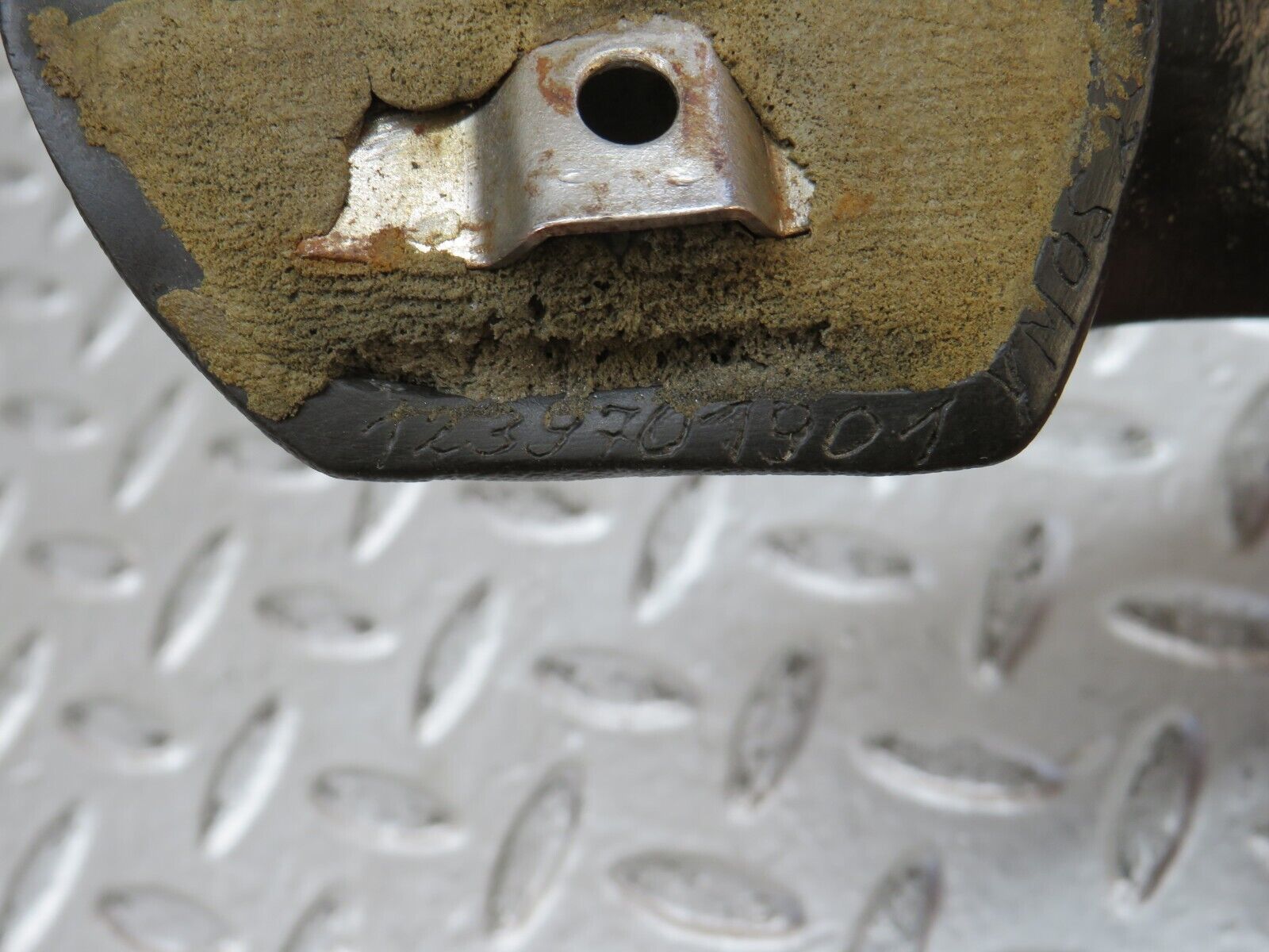 28263 Mercedes-Benz S123 240D Wagon Interior Door Handle Left Black 1239701901