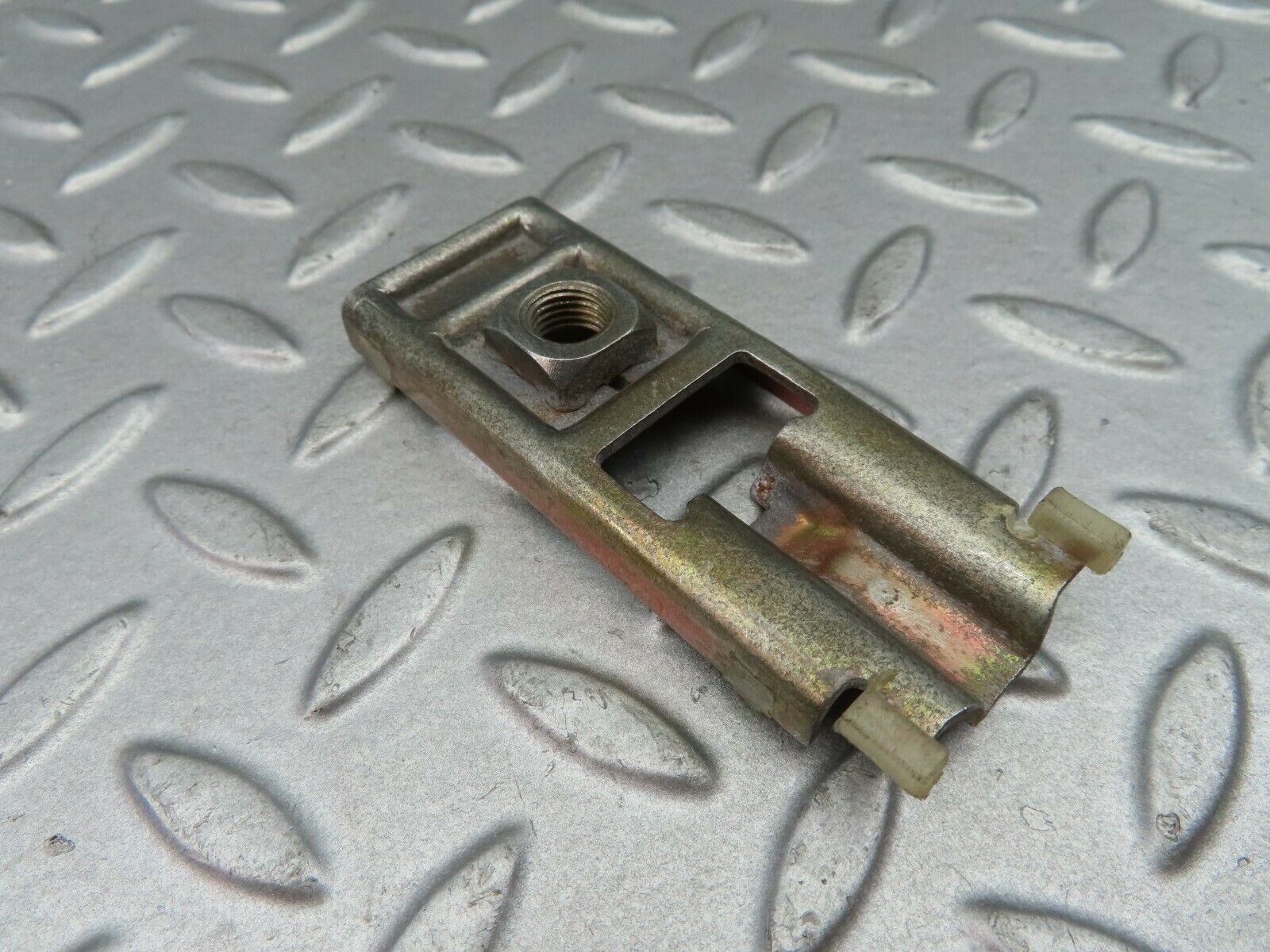 6239 Mercedes-Benz W126 380SE Seat Belt Adjuster Rail 1268680011